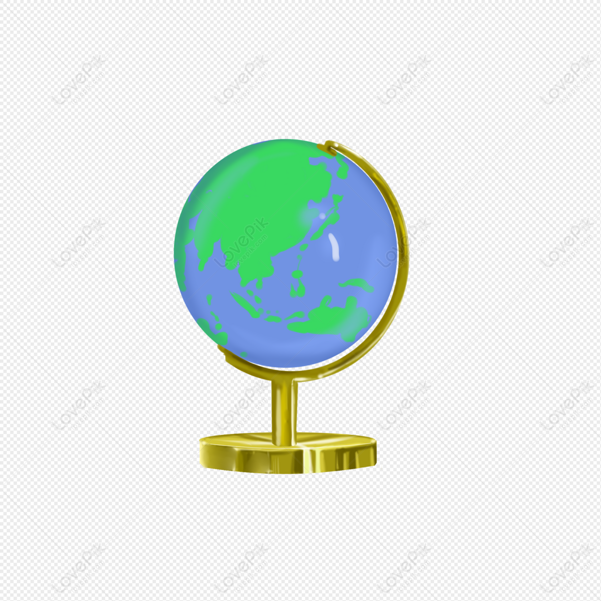 مجسم الكرة الأرضية مثال على