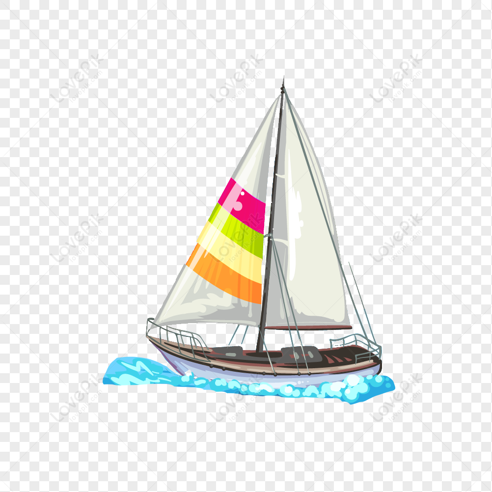 Sailboat, Boat Sailing, Boat Sail, Light Vector PNG Image And Clipart ...