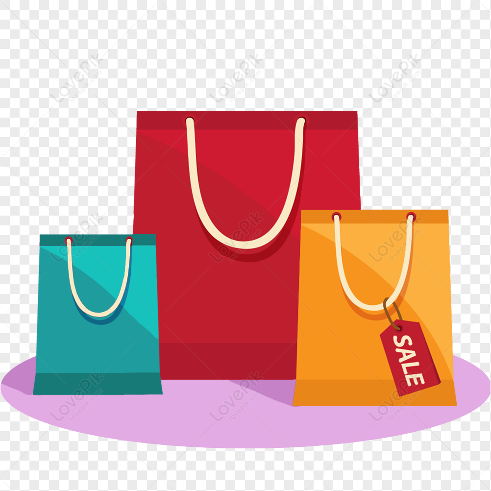 Shopping Bag Combination PNG Free Download And Clipart Image For Free