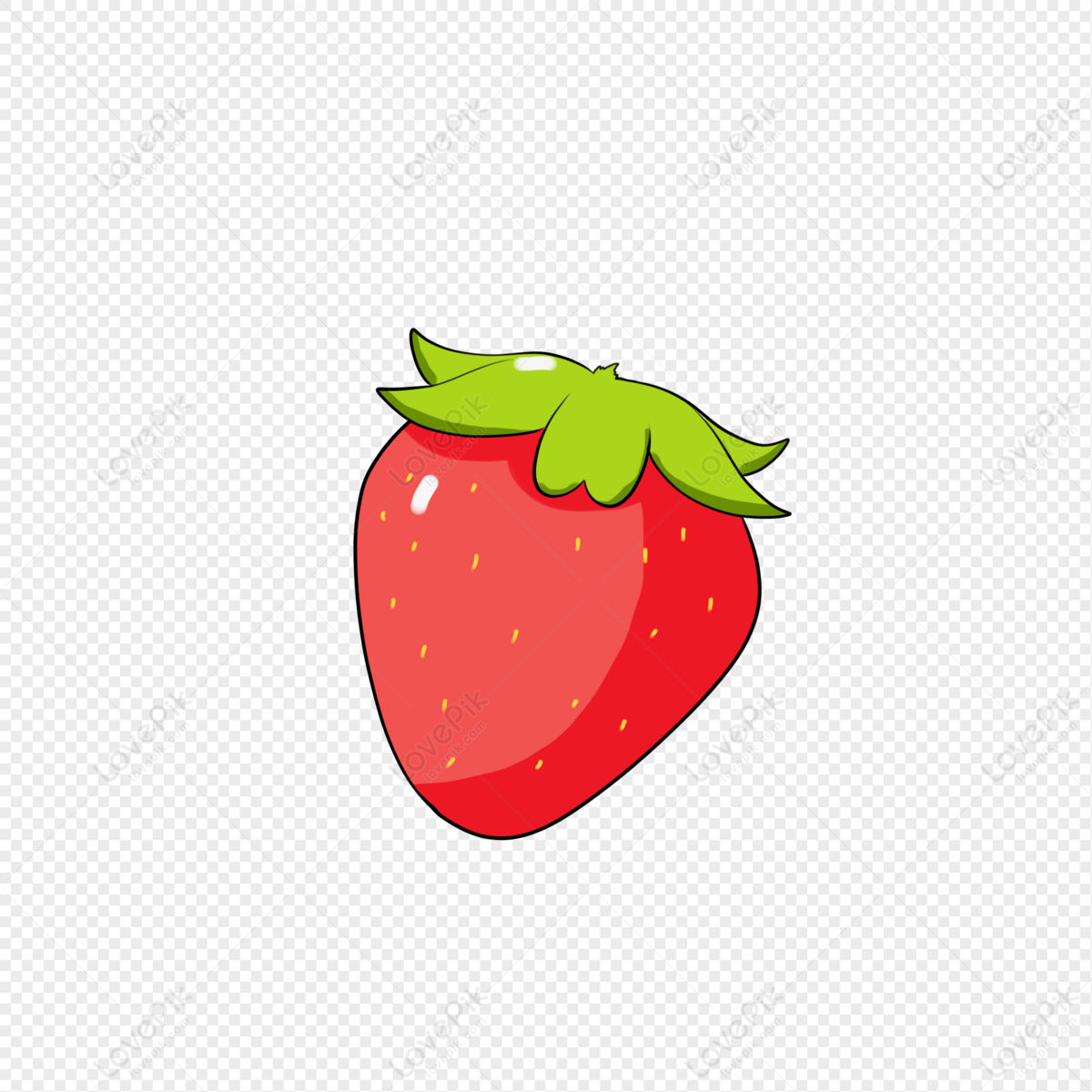 Strawberry Cartoon Cool Summer PNG Hd Transparent Image And Clipart Image  For Free Download - Lovepik | 401197404