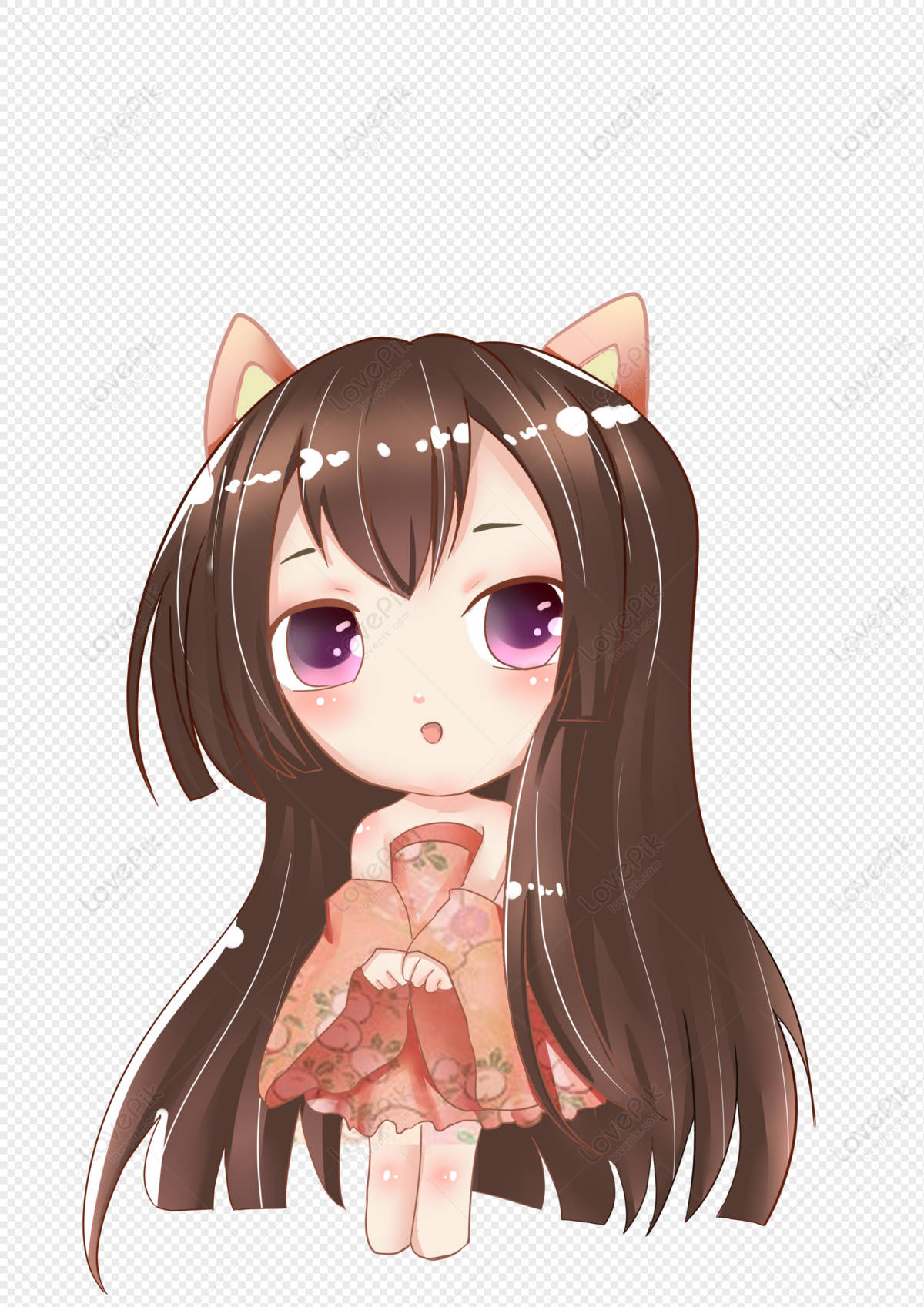 Girl Chinese Profile Avatar Cartoon Kawaii Anime Cute Illustration Drawing  Character PNG Images