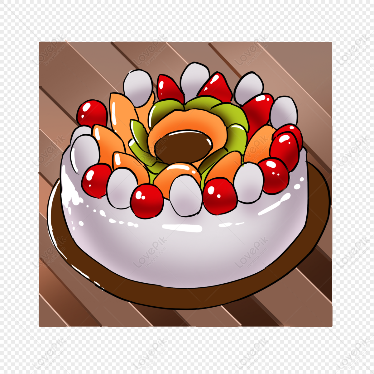 Strawberry Cake PNG Image, Strawberry Cake, Cake, Dessert PNG Image For  Free Download