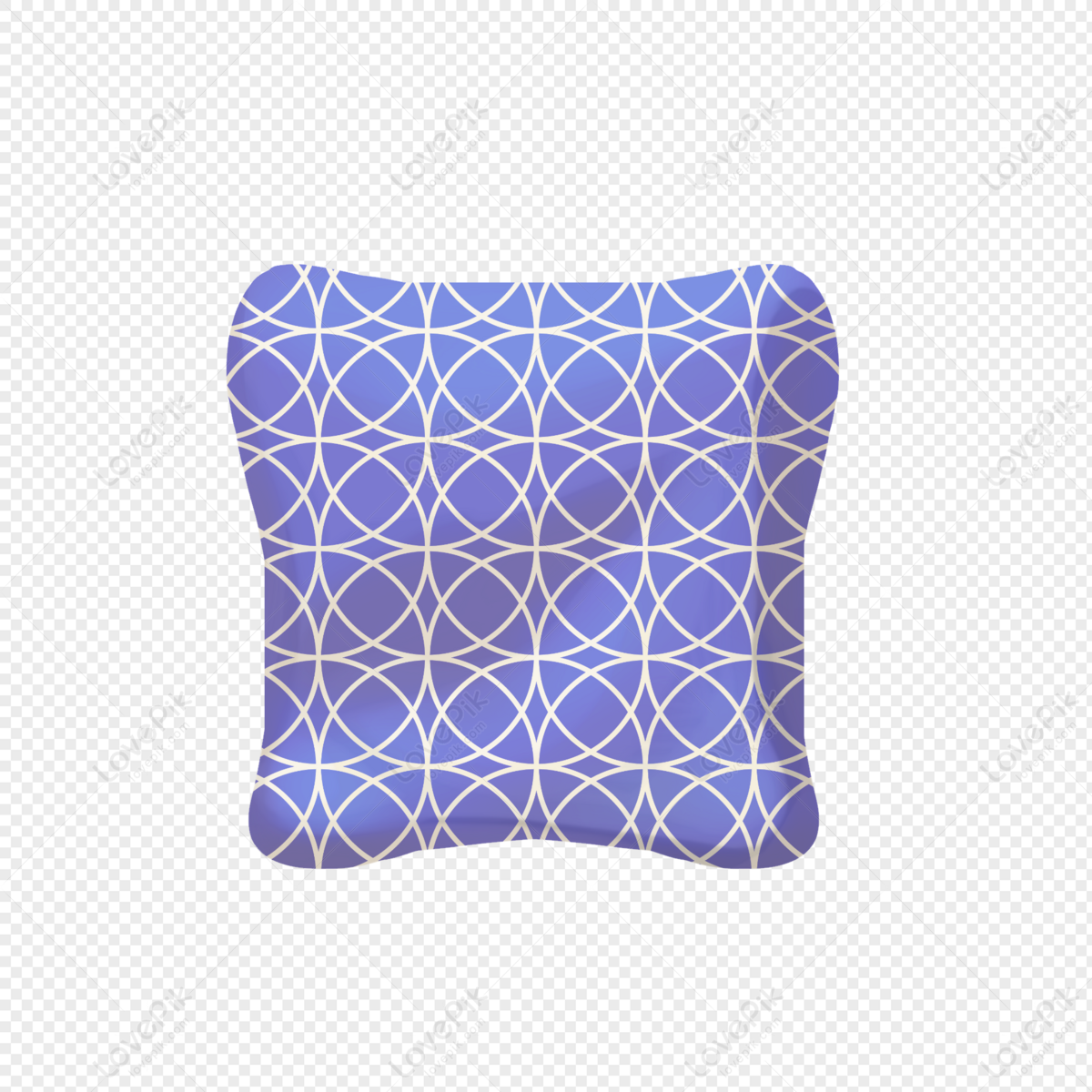 Blue Pillow, Blue Design, Blue Vector, Blue Purple PNG Picture And ...
