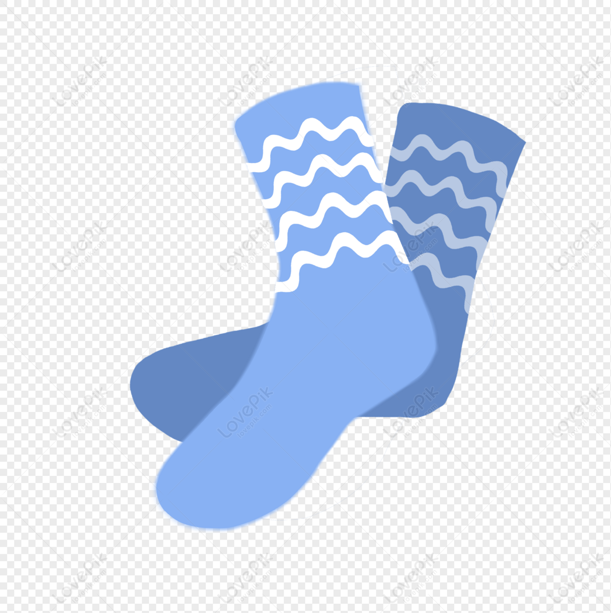 Blue Sock Clipart