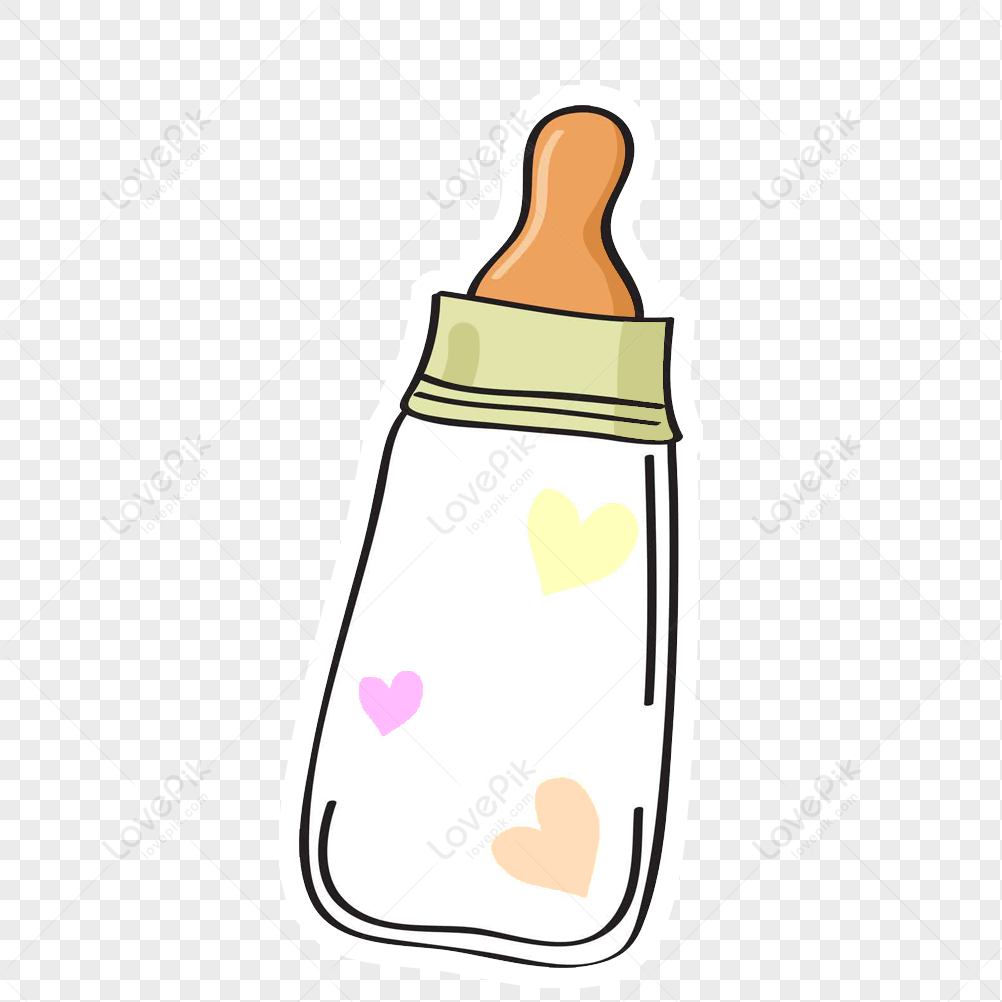 Cartoon Hand Painted Baby Products Cute Printed Bottle PNG Image Free  Download And Clipart Image For Free Download - Lovepik | 401207941