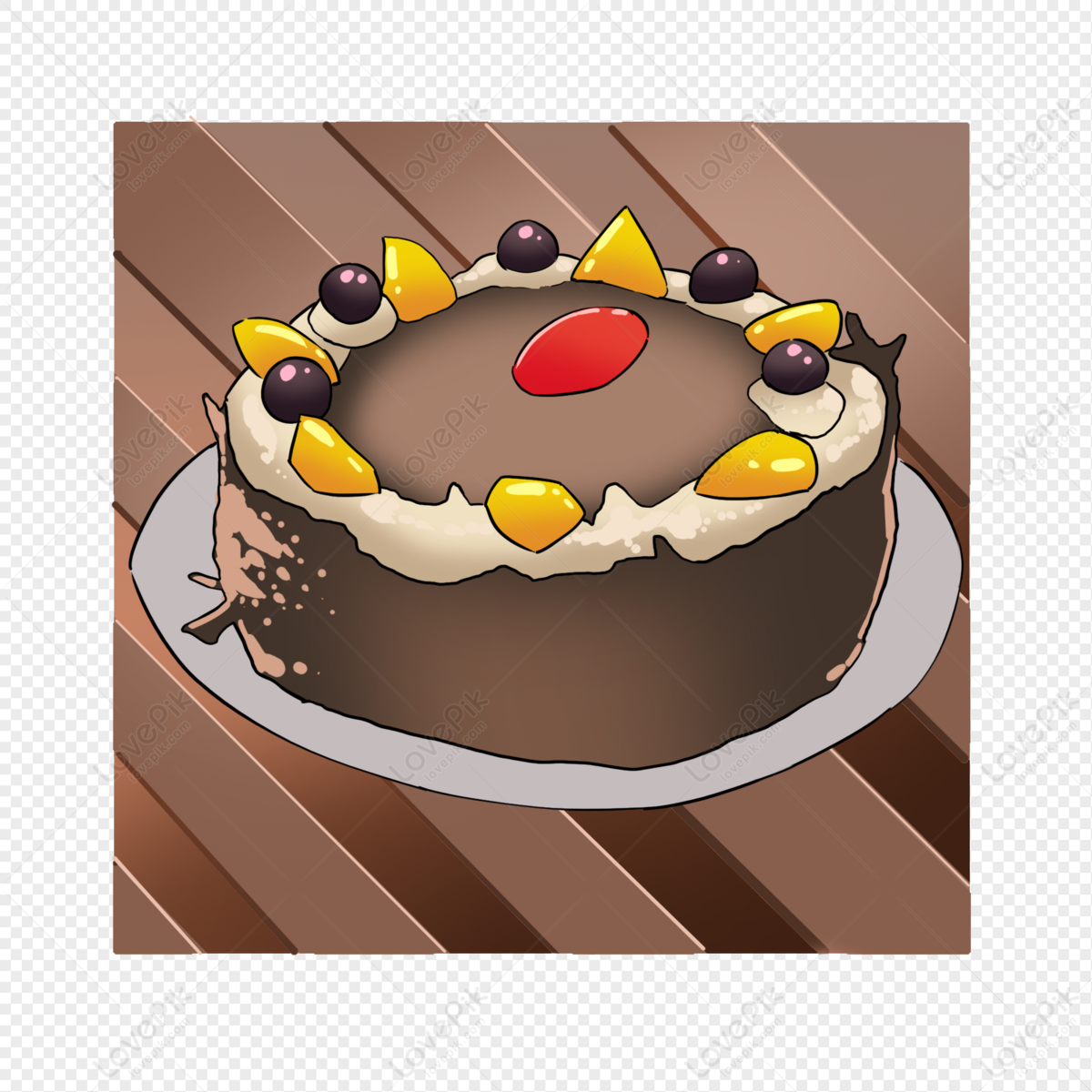 Pastel De Chocolate PNG Imágenes Gratis - Lovepik