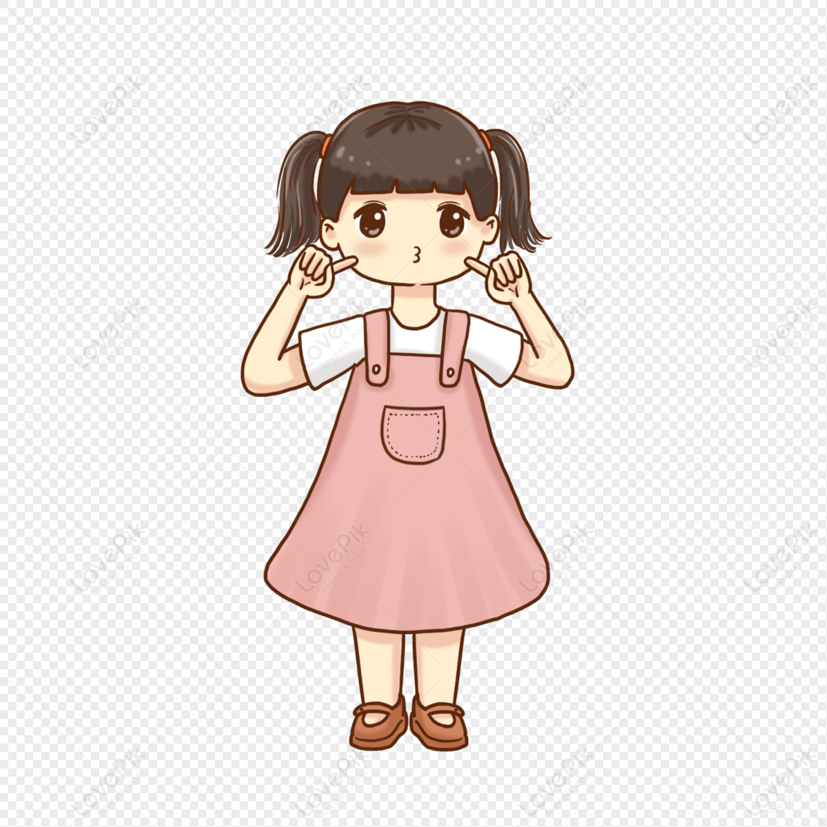 Cute Girl, Girl Japanese, Brown Girl, Girl White PNG Image And Clipart ...