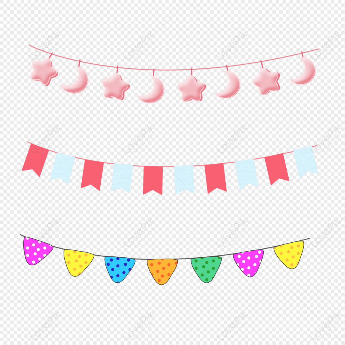 Cute Hanging Flag PNG Hd Transparent Image And Clipart Image For Free  Download - Lovepik | 401205114