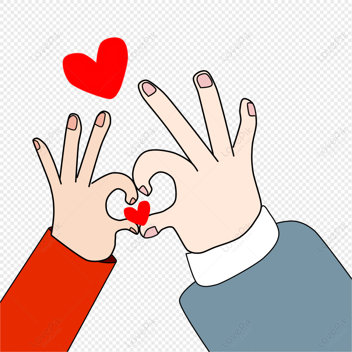 Fathers Day Love Heart Gesture PNG Transparent Background And Clipart Image  For Free Download - Lovepik | 401228730