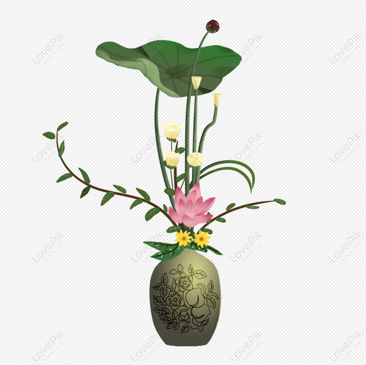 Beautiful Realistic Glass Vase Rose Flower Stock Vector (Royalty Free)  2297986335 | Shutterstock