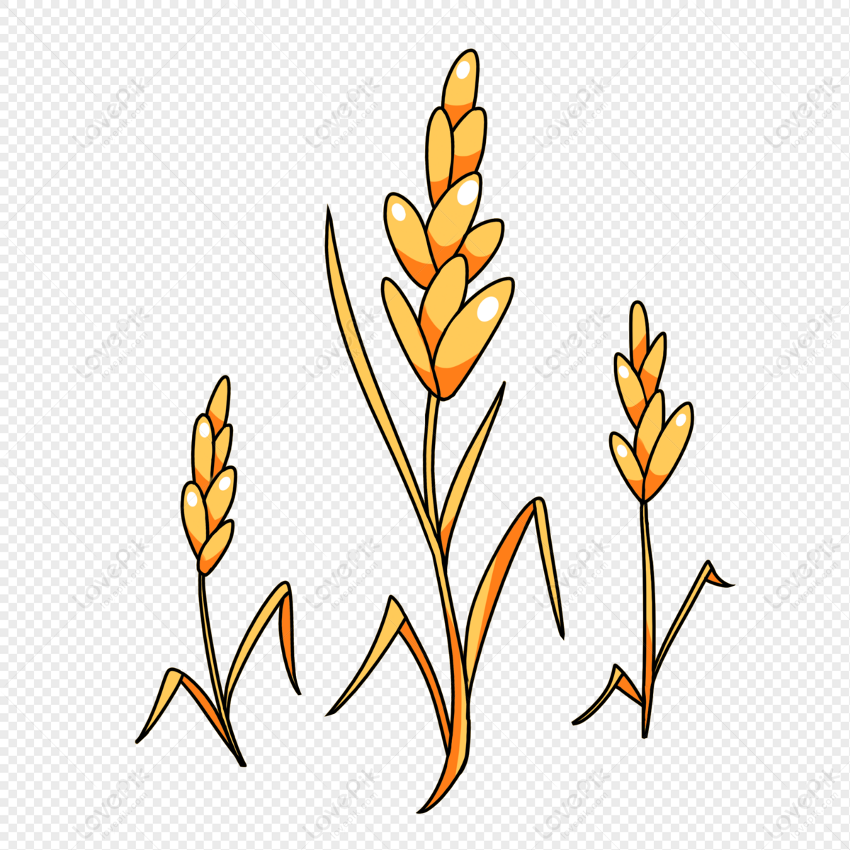 Hand Drawn Cartoon Small Full Golden Wheat PNG Image And Clipart Image For  Free Download - Lovepik | 401220428