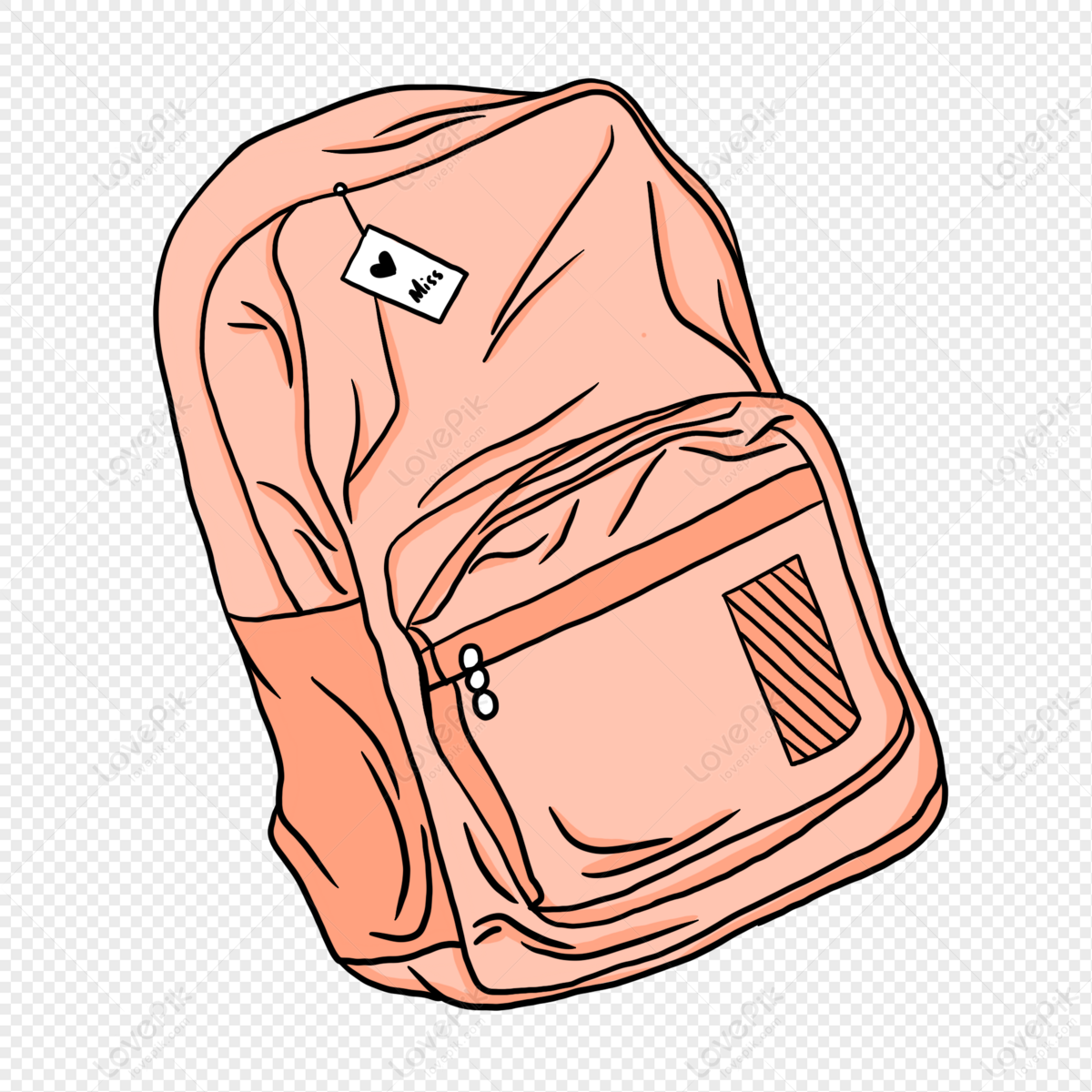 How to Draw a School Bag Step by Step - YouTube