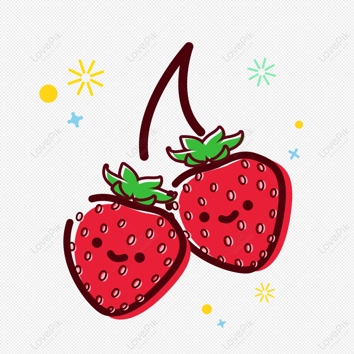 Seamless Pattern Kawaii Fruit Drawing Kids Stock Vector (Royalty Free)  1931228336 | Shutterstock