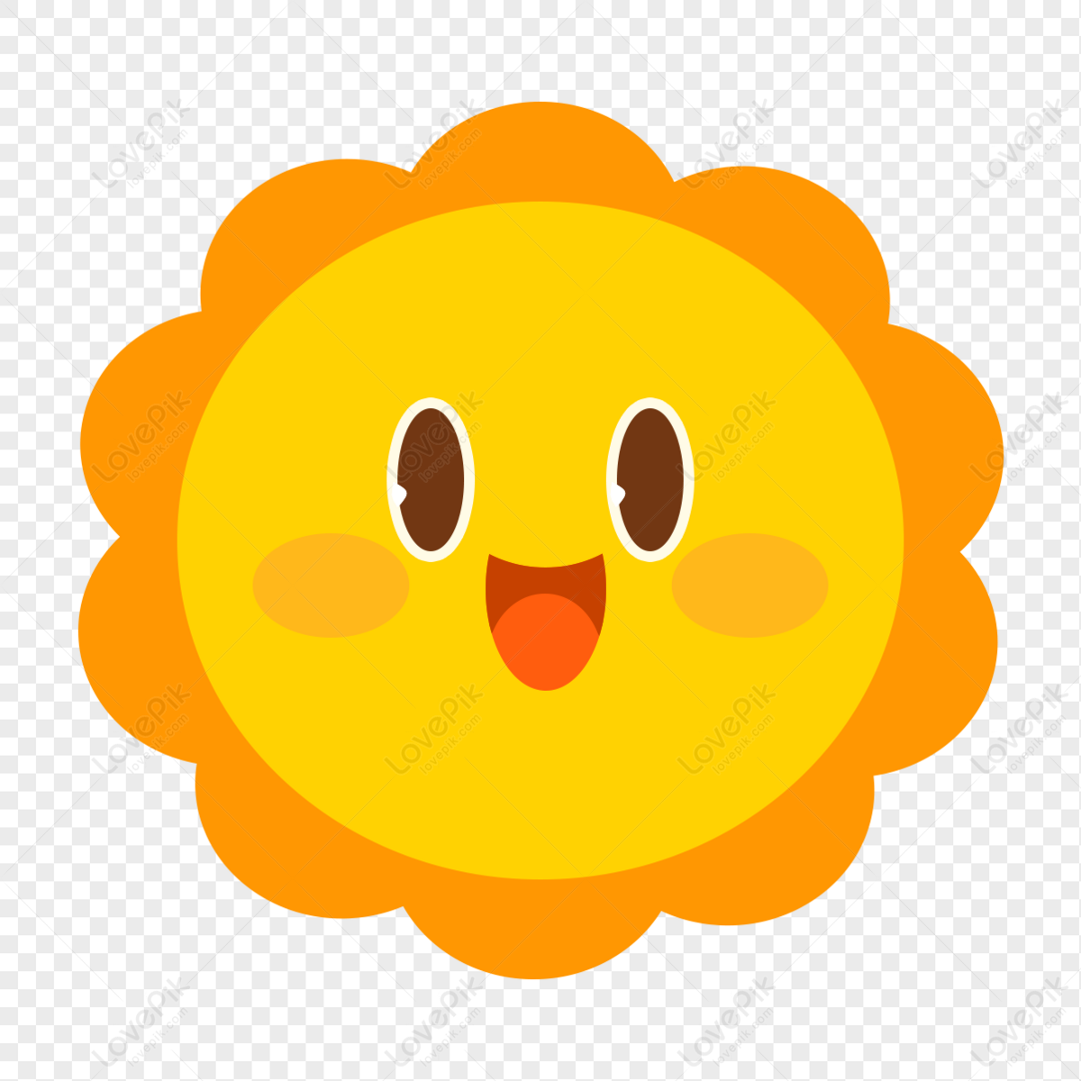 Sun, Character Face, Flower Vector, Flower Yellow Free PNG And Clipart ...