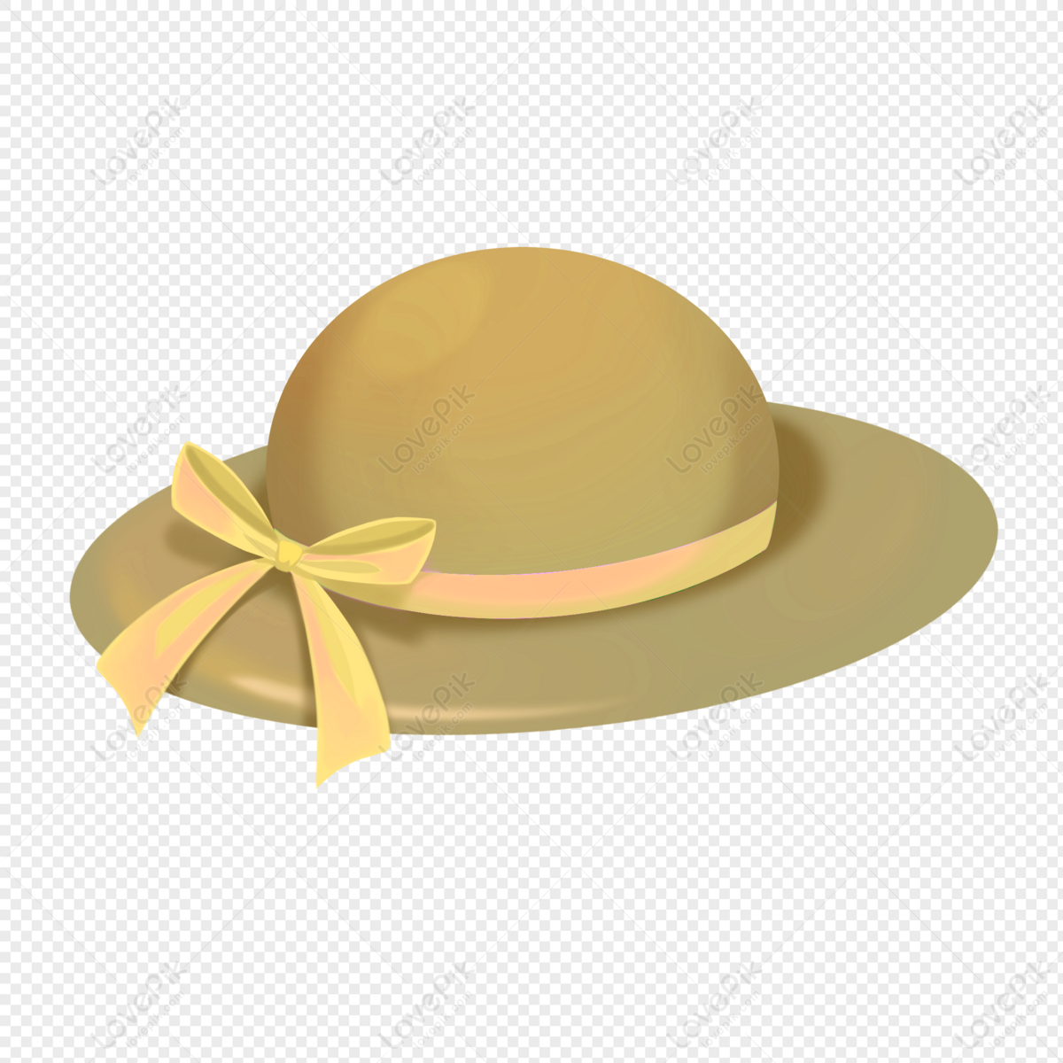 Yellow Straw Hat PNG Free Download And Clipart Image For Free Download ...