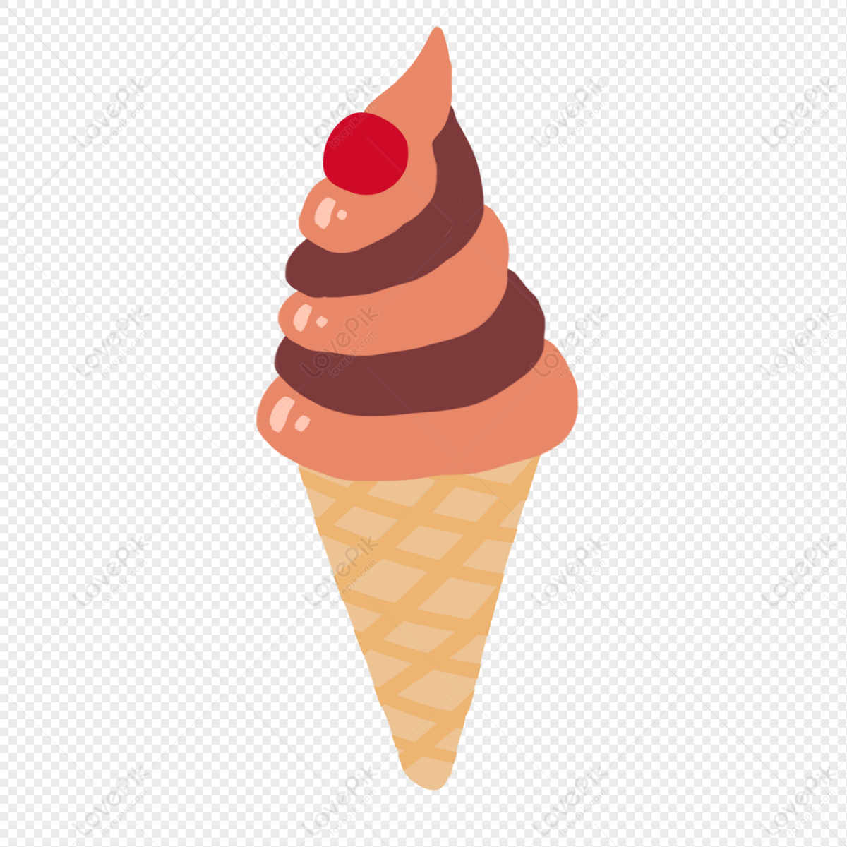 Cartoon Ice Cream Elements PNG Transparent And Clipart Image For Free  Download - Lovepik | 401235956
