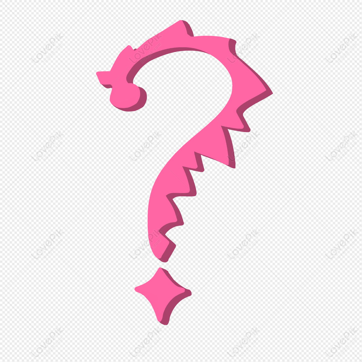 Cartoon Question Mark PNG White Transparent And Clipart Image For Free  Download - Lovepik | 401235122