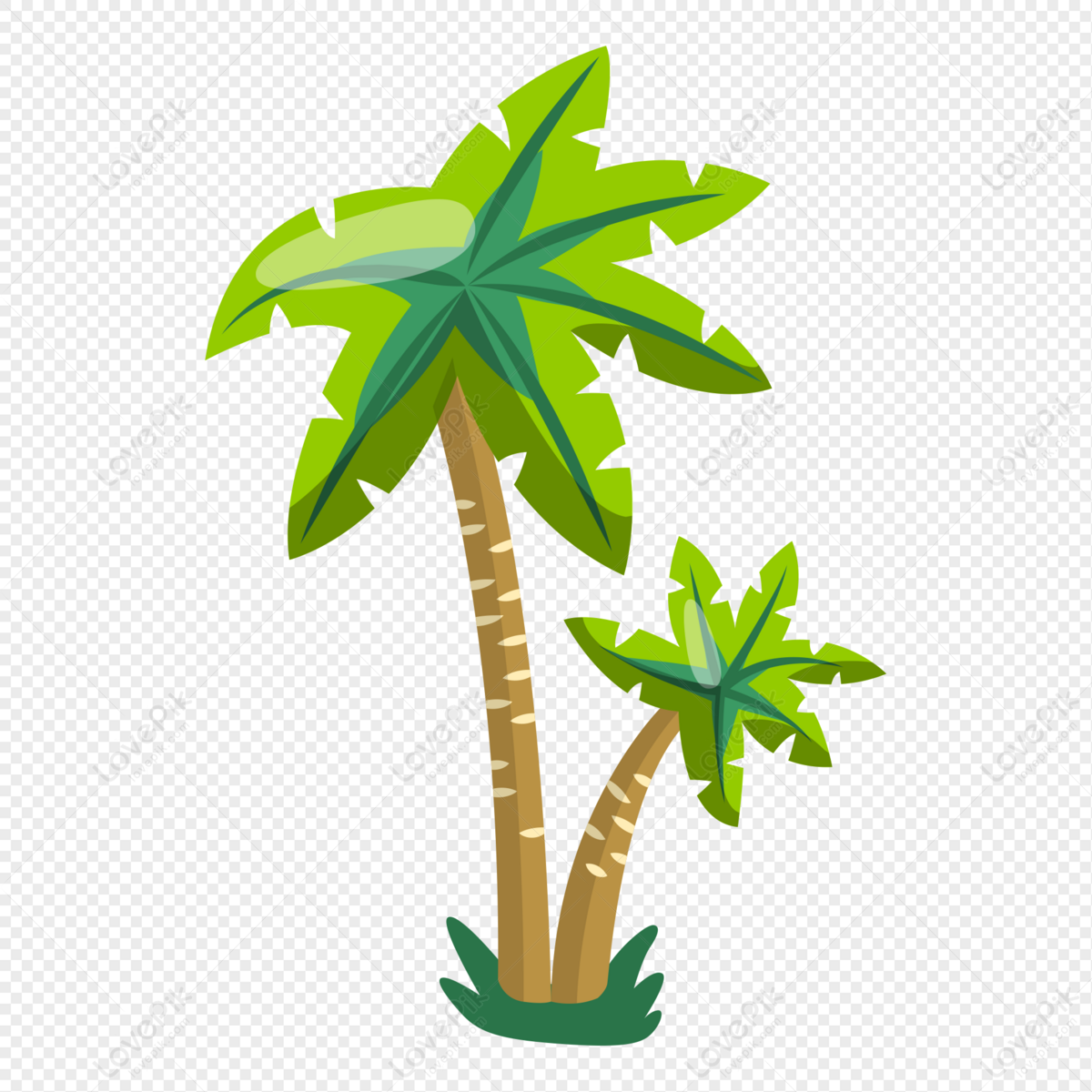 Elemento Tropical De Verão Coqueiro Verde Png Grátis PNG , Clipart De  árvore De Coco, Verão, Tropical Imagem PNG e PSD Para Download Gratuito