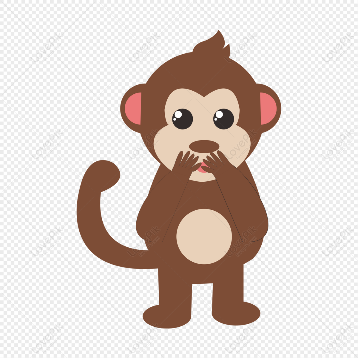 Hình ảnh Nhân Vật Hoạt Hình Khỉ Hạnh Phúc Dễ Thương Trong Ngày Lễ Tình Nhân  PNG , Minh Họa Khỉ, Con Khỉ Dễ Thương, Con Khỉ PNG trong suốt và Vector