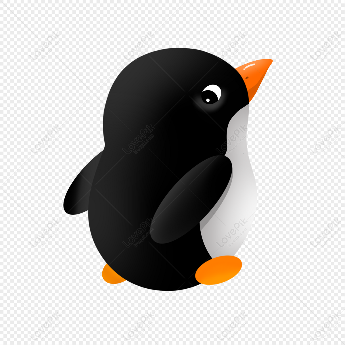 Fun Anthropomorphic Penguin PNG Transparent And Clipart Image For Free ...