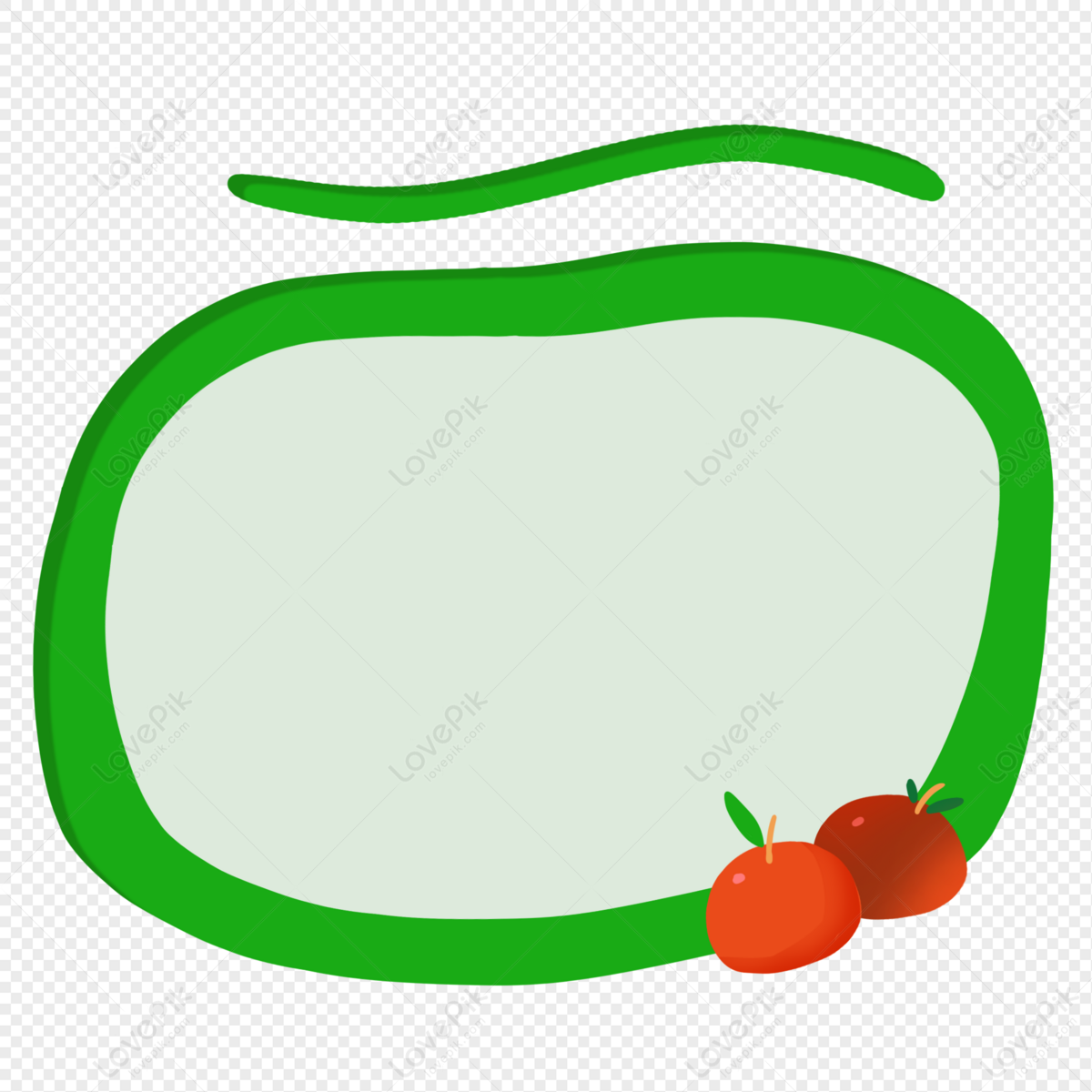 Green Border PNG White Transparent And Clipart Image For Free Download ...