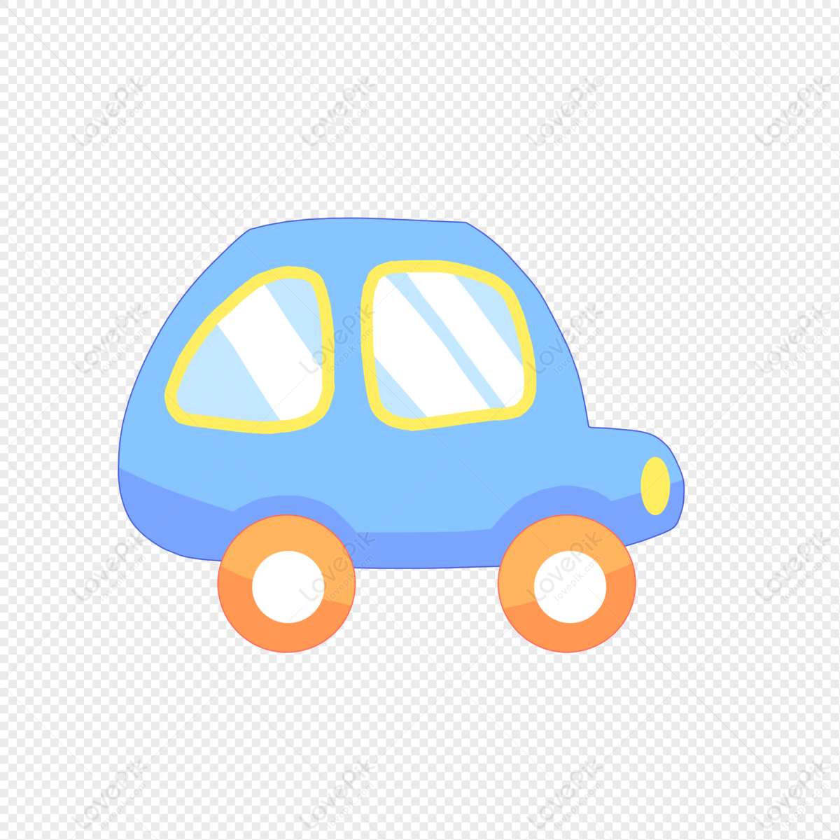 Hand Drawn Cartoon Childrens Day Blue Car Childrens Drawing PNG Image And  Clipart Image For Free Download - Lovepik | 401240578