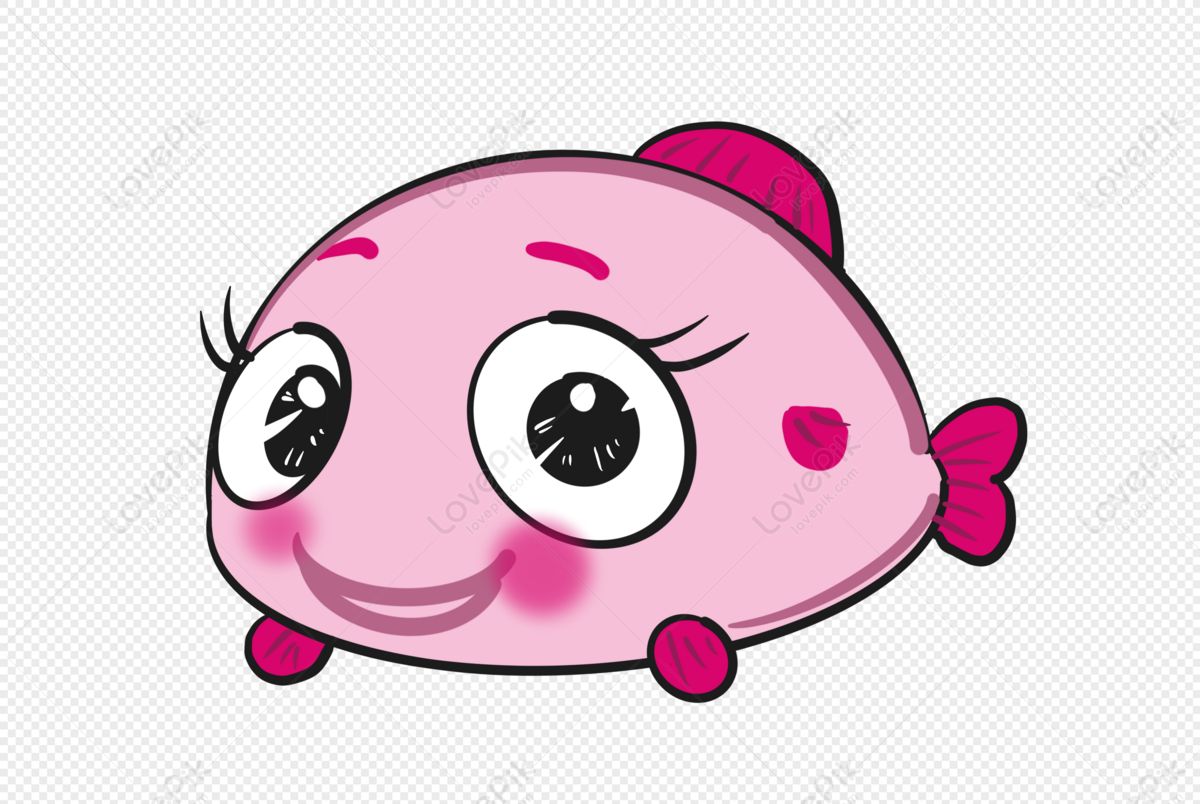 Pink Fish PNG Images With Transparent Background | Free Download On Lovepik