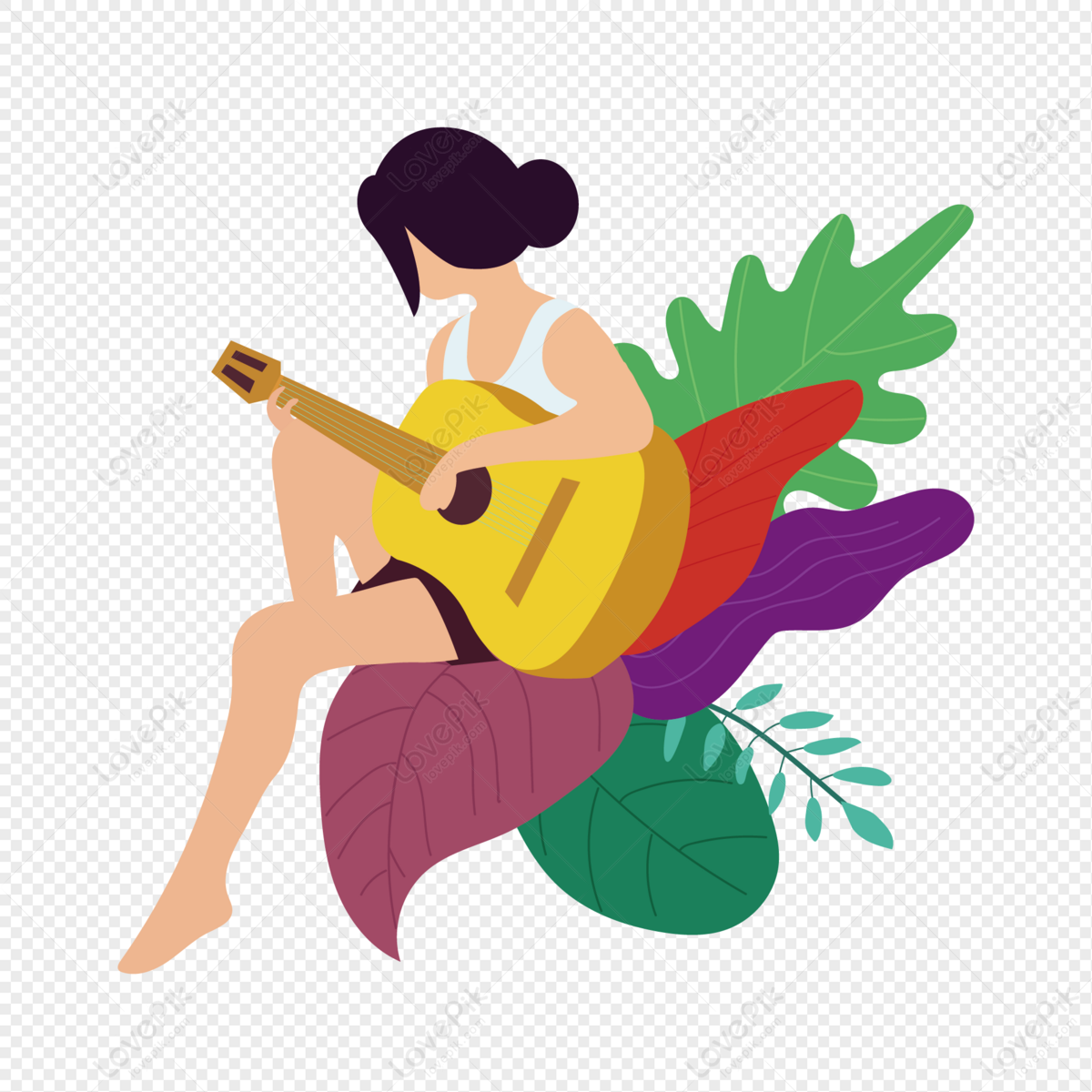 Ai Draw Girl Talking Guitar PNG Image Free Download And Clipart Image For  Free Download - Lovepik | 401264051