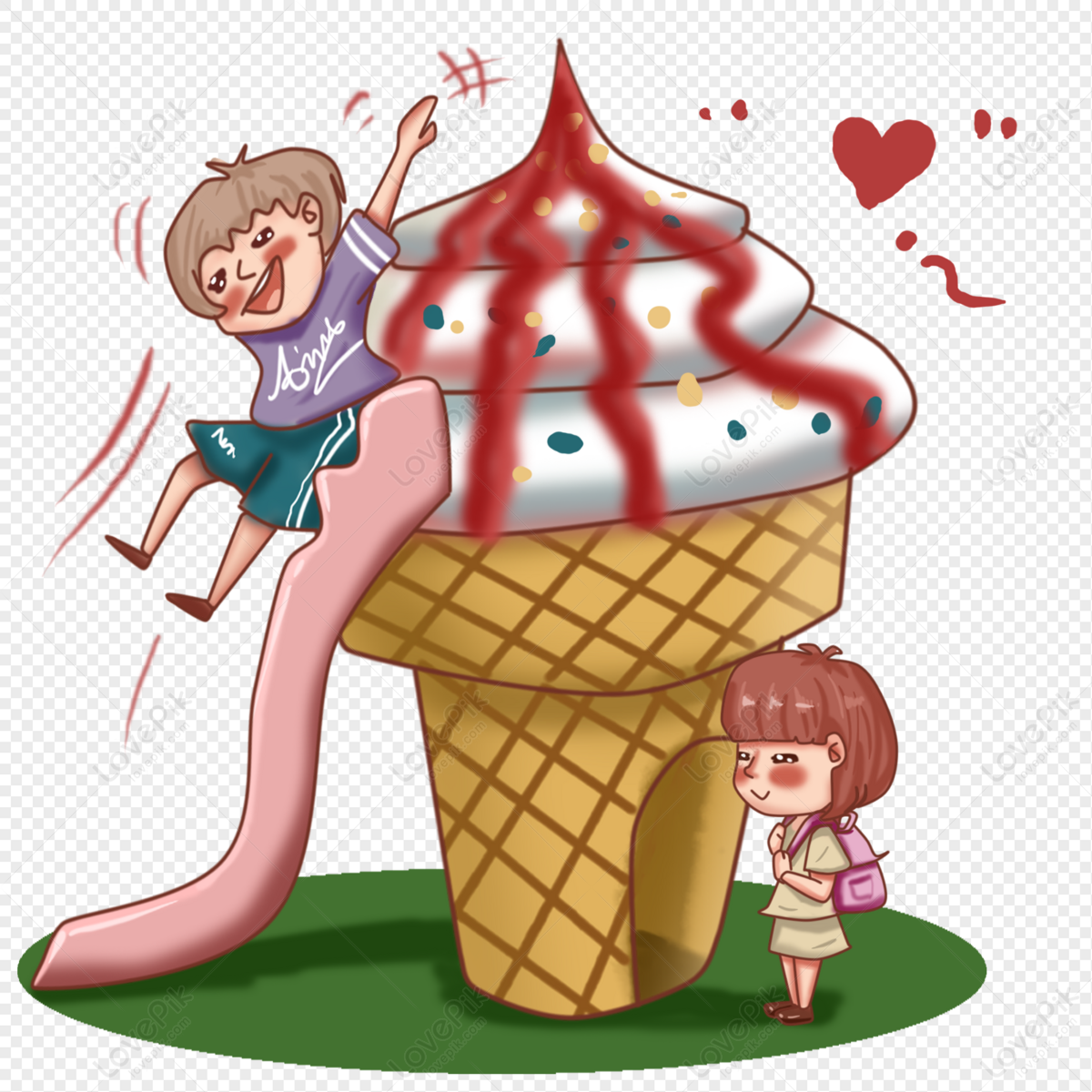Anime girl cute ice cream | Ice cream illustration, Character art, Ice cream  art