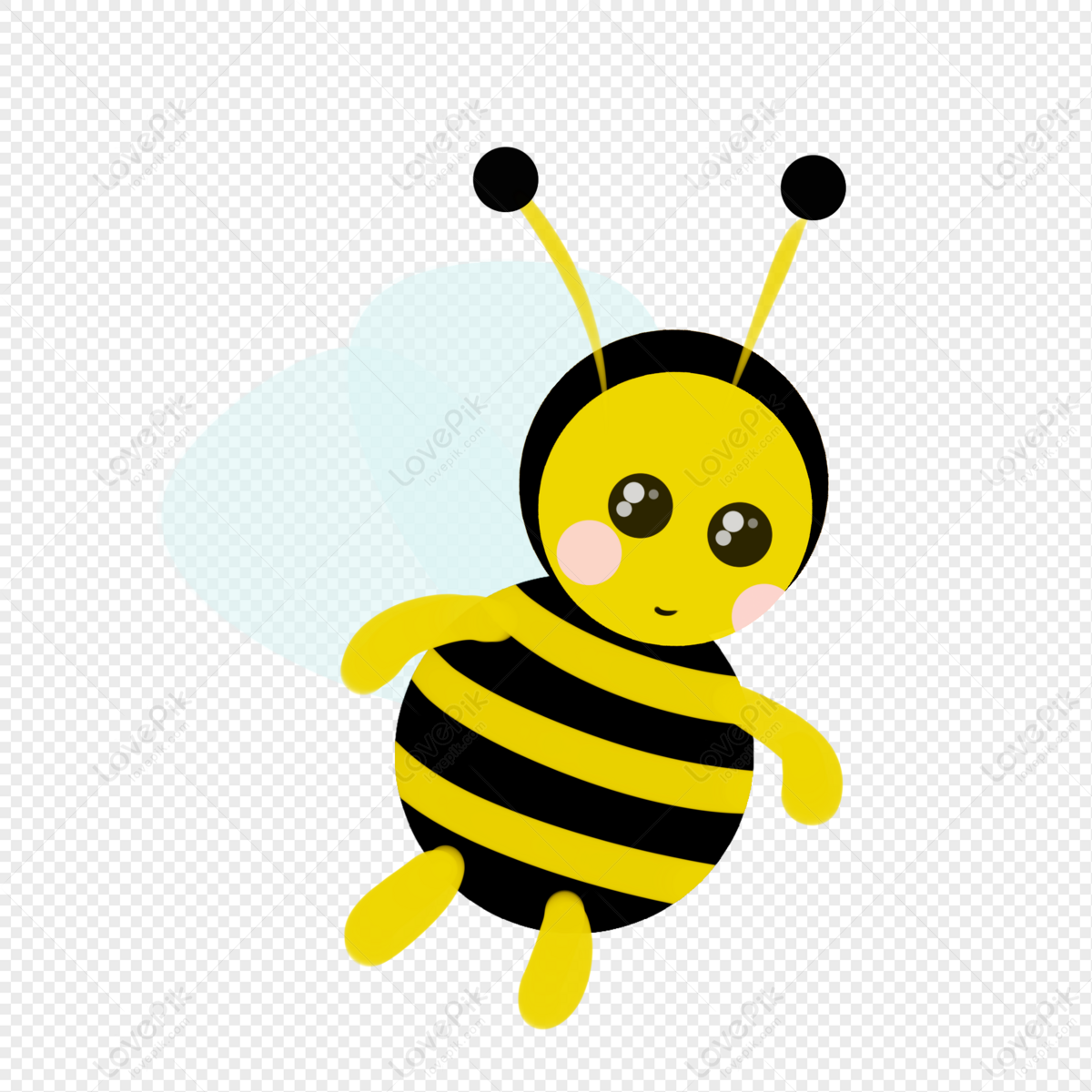 Bee Free PNG And Clipart Image For Free Download - Lovepik | 401278169