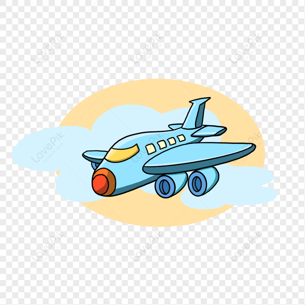 Cartoon Hand Drawn Vehicle Airplane Aerial Flight PNG Free Download And  Clipart Image For Free Download - Lovepik | 401273093