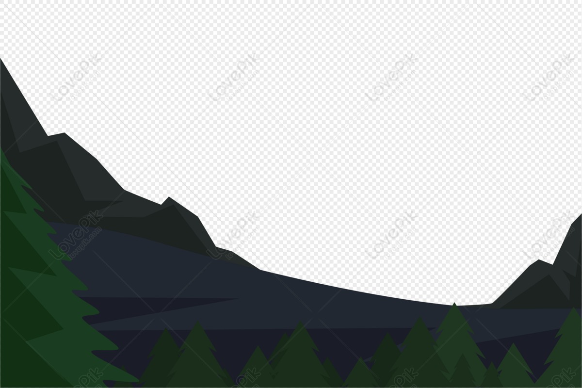 Cartoon Night Mountain PNG Image And Clipart Image For Free Download -  Lovepik | 401264958