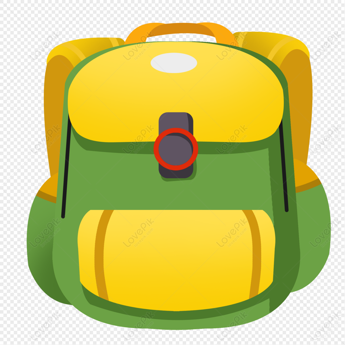 Cartoon Student Two Color School Bag PNG Transparent And Clipart Image For  Free Download - Lovepik | 401274746