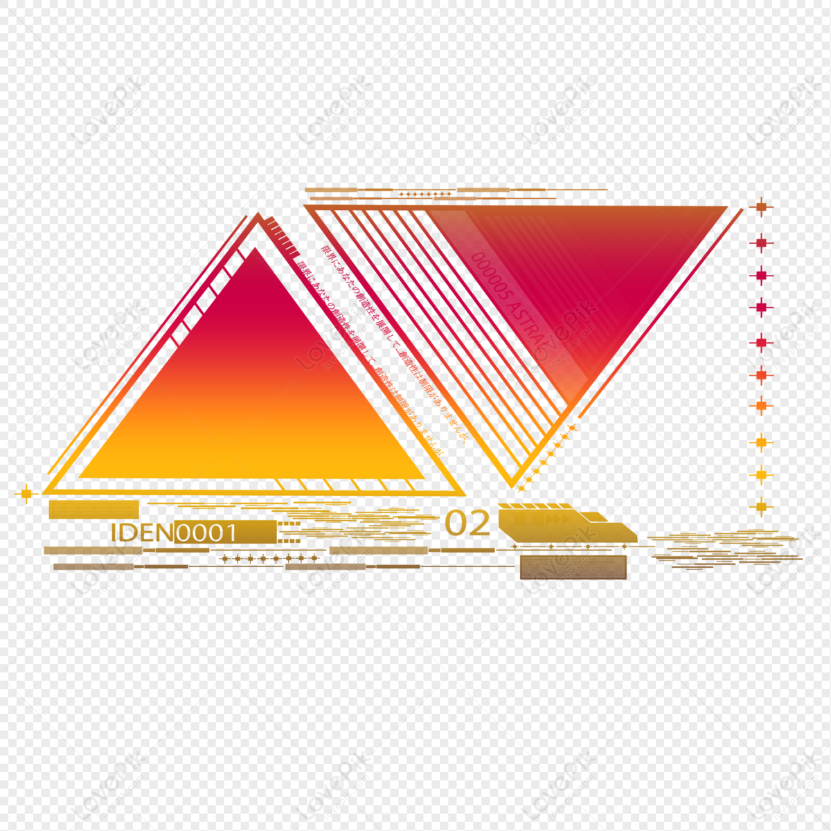 Cartoon Triangle Technology Illustration Free PNG And Clipart Image For  Free Download - Lovepik | 401264249