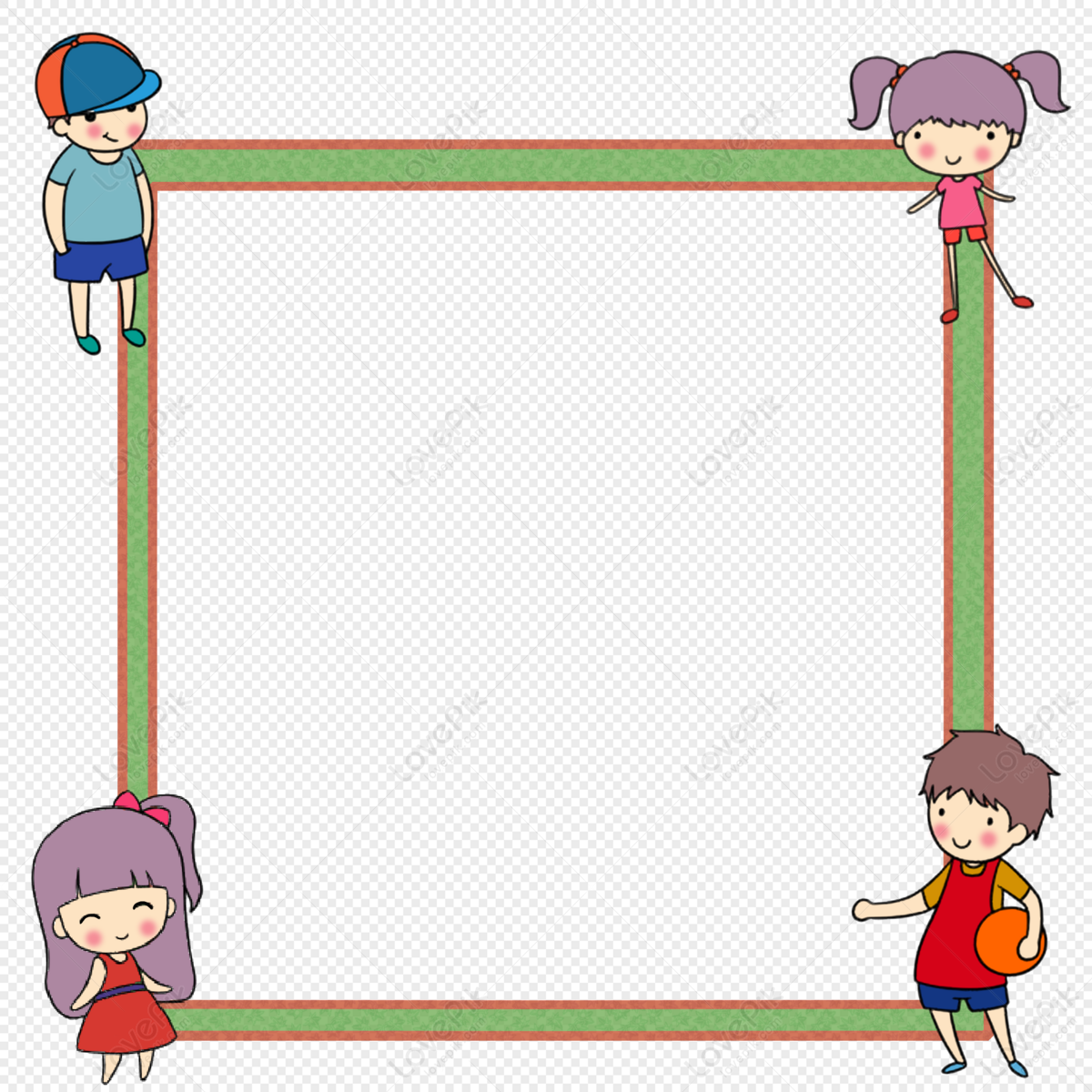 border line design for kids