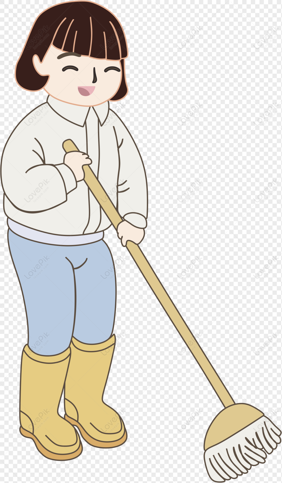 Cleaning Girl PNG Hd Transparent Image And Clipart Image For Free Download  - Lovepik | 401258444