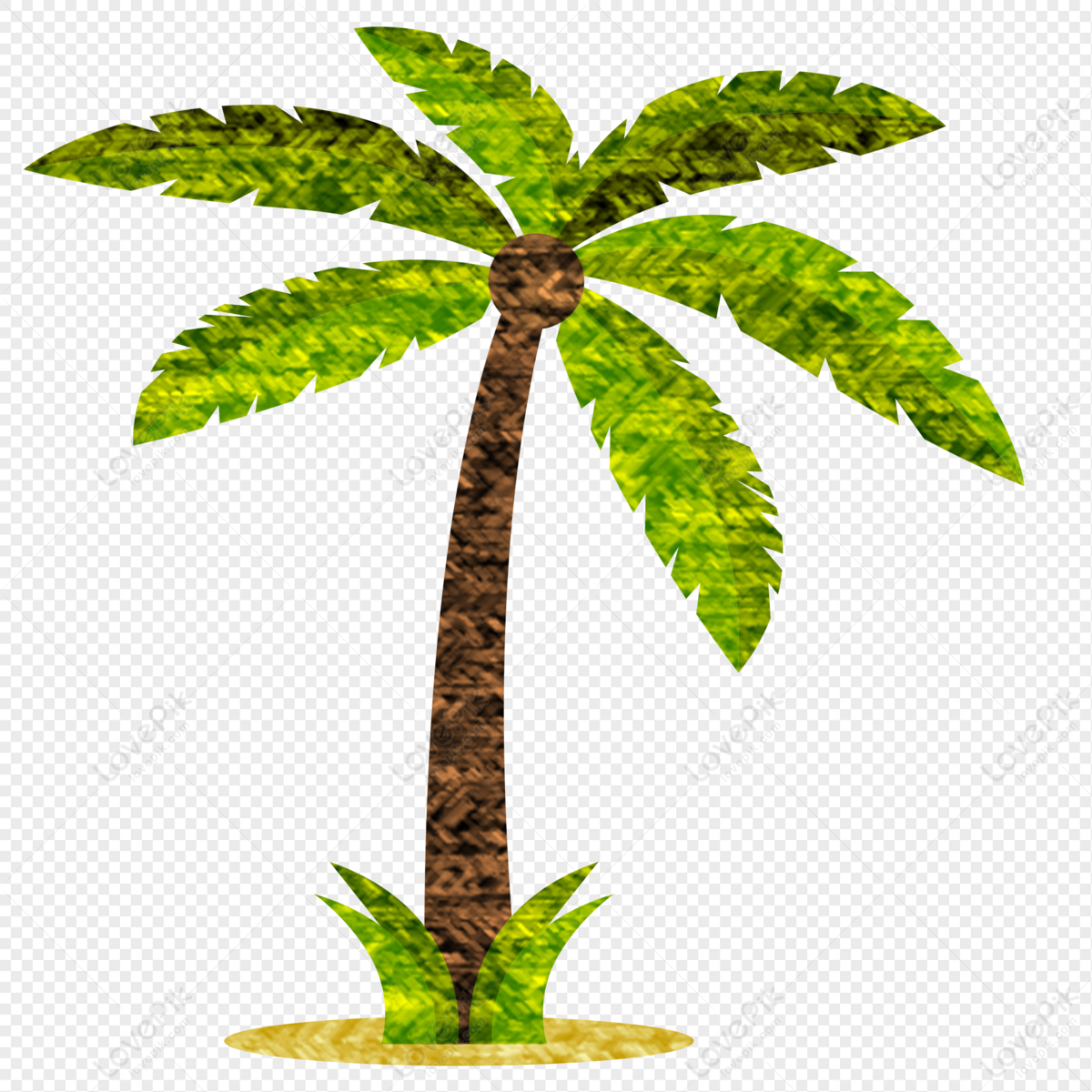 Creative Cartoon Coconut Tree Illustration PNG Image Free Download And  Clipart Image For Free Download - Lovepik | 401276961