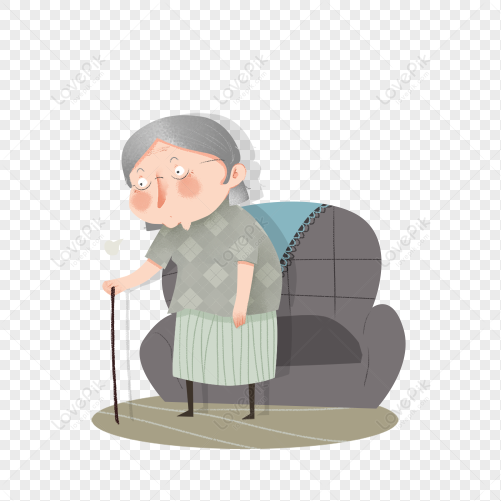 Empty Nest Old Man, Old Woman, Old Person, Cartoon Person PNG ...