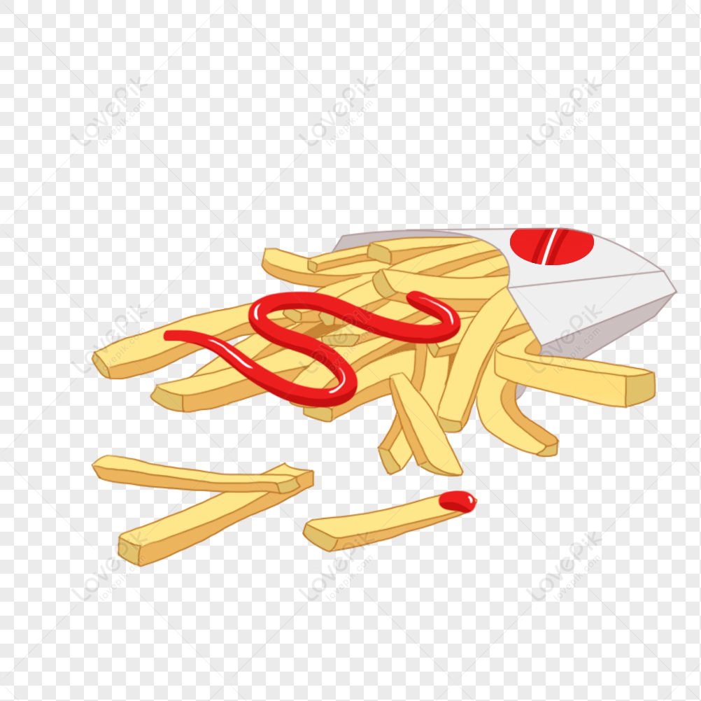 French Fries Packaging Design PNG Transparent Images Free Download, Vector  Files