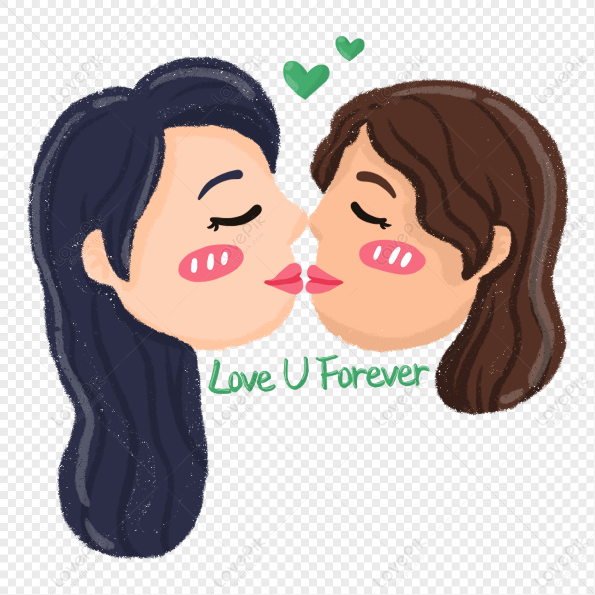 Girls Who No Longer Fear The Same Day, Full Of Love, Love And Sex,  Homosexuality PNG Picture And Clipart Image For Free Download - Lovepik |  401275555