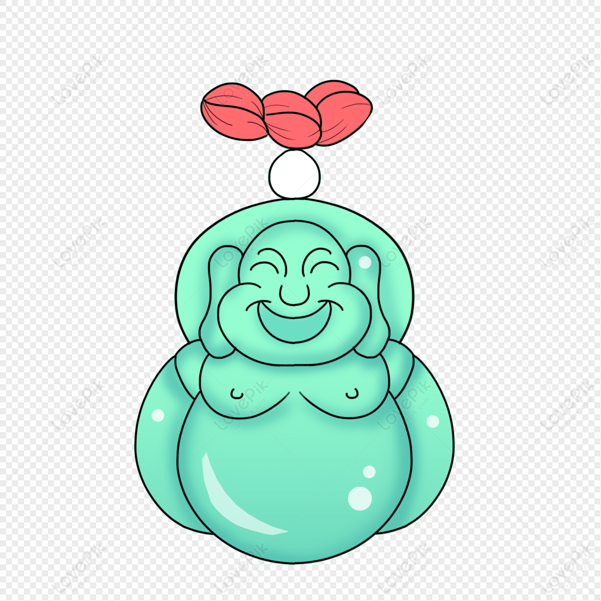 Hand Drawn Cartoon World Museum Day Maitreya Buddha Jade PNG Transparent  Background And Clipart Image For Free Download - Lovepik | 401266450