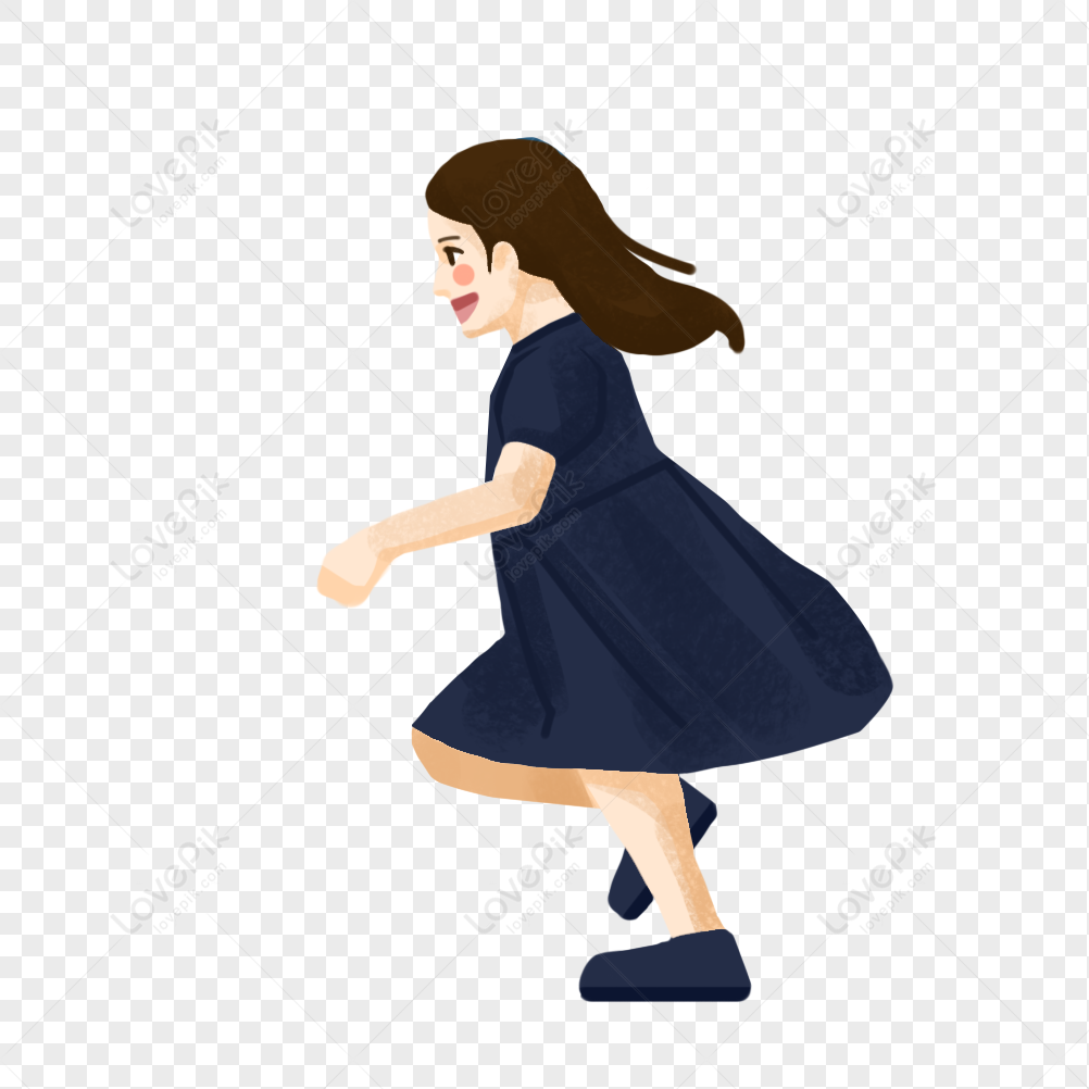 Running Girl, Girl, Girl, Running PNG Transparent Background And ...