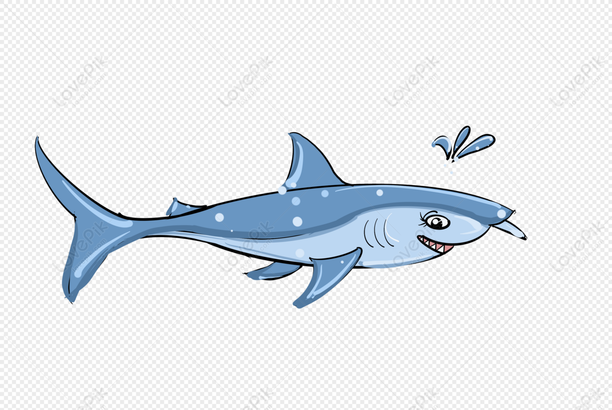grey shark clipart mascot