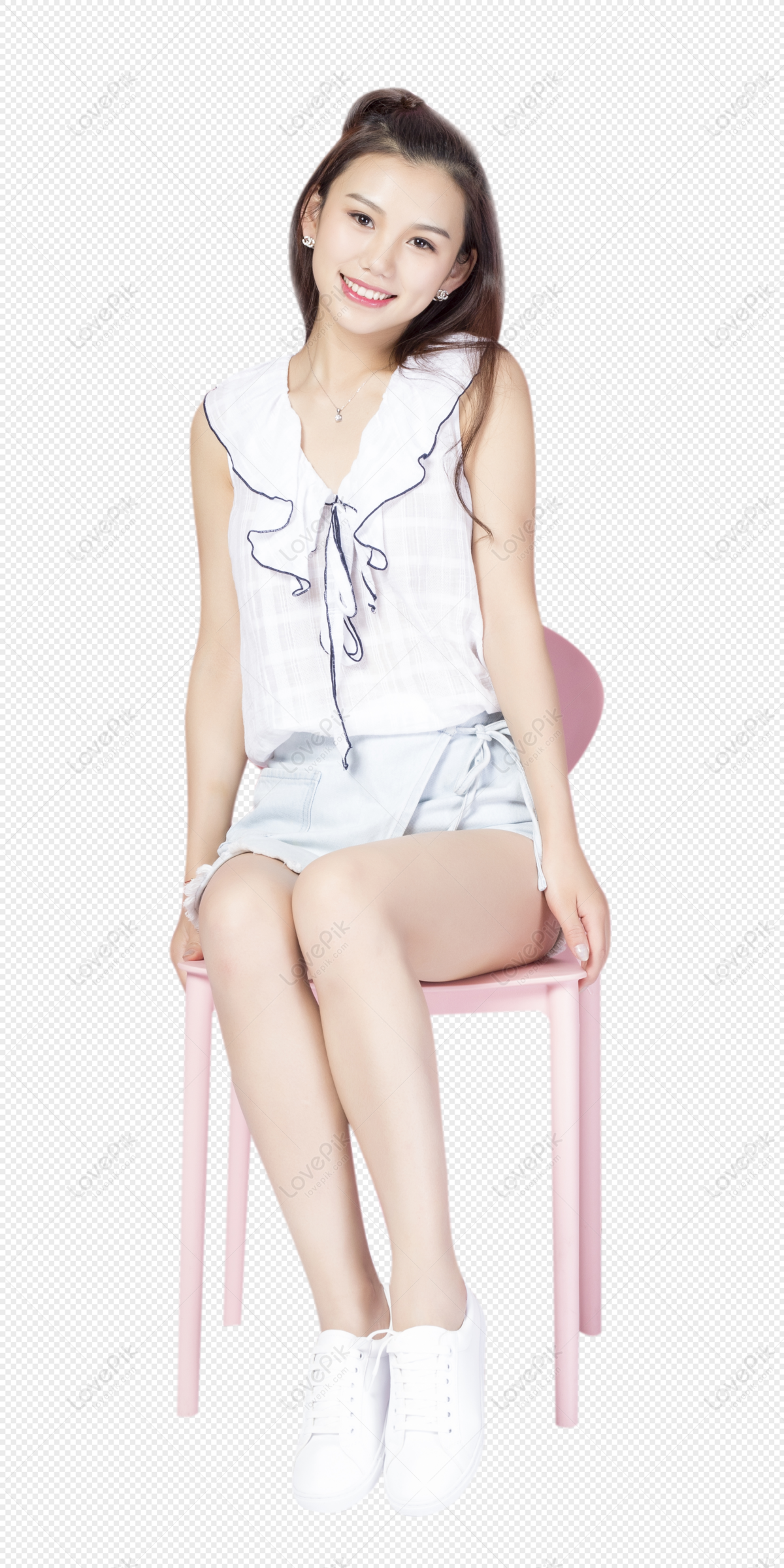 Sitting Young Women PNG Image Free Download And Clipart Image For Free ...