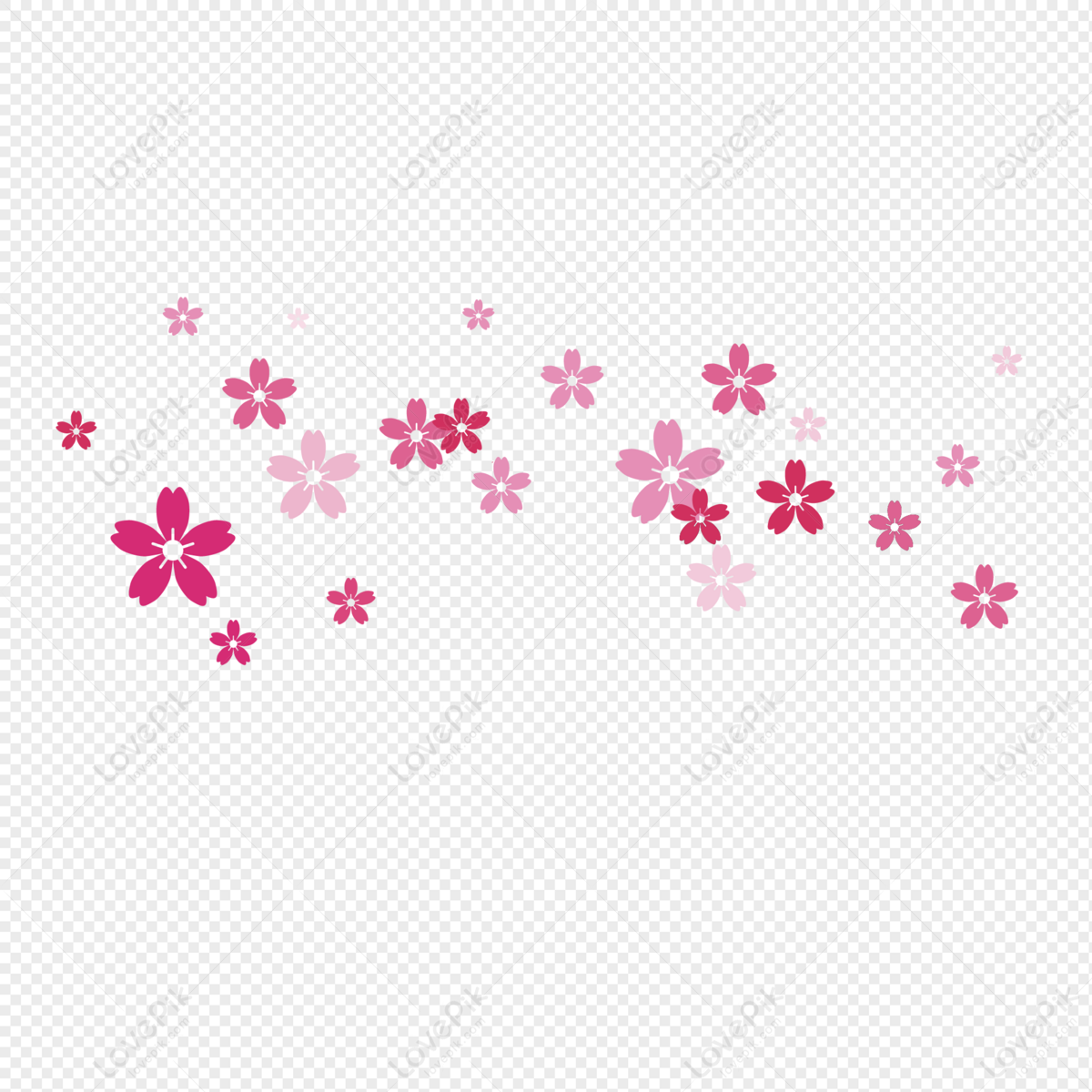 Vector Floating Flowers PNG Image Free Download And Clipart Image For Free  Download - Lovepik | 401272591