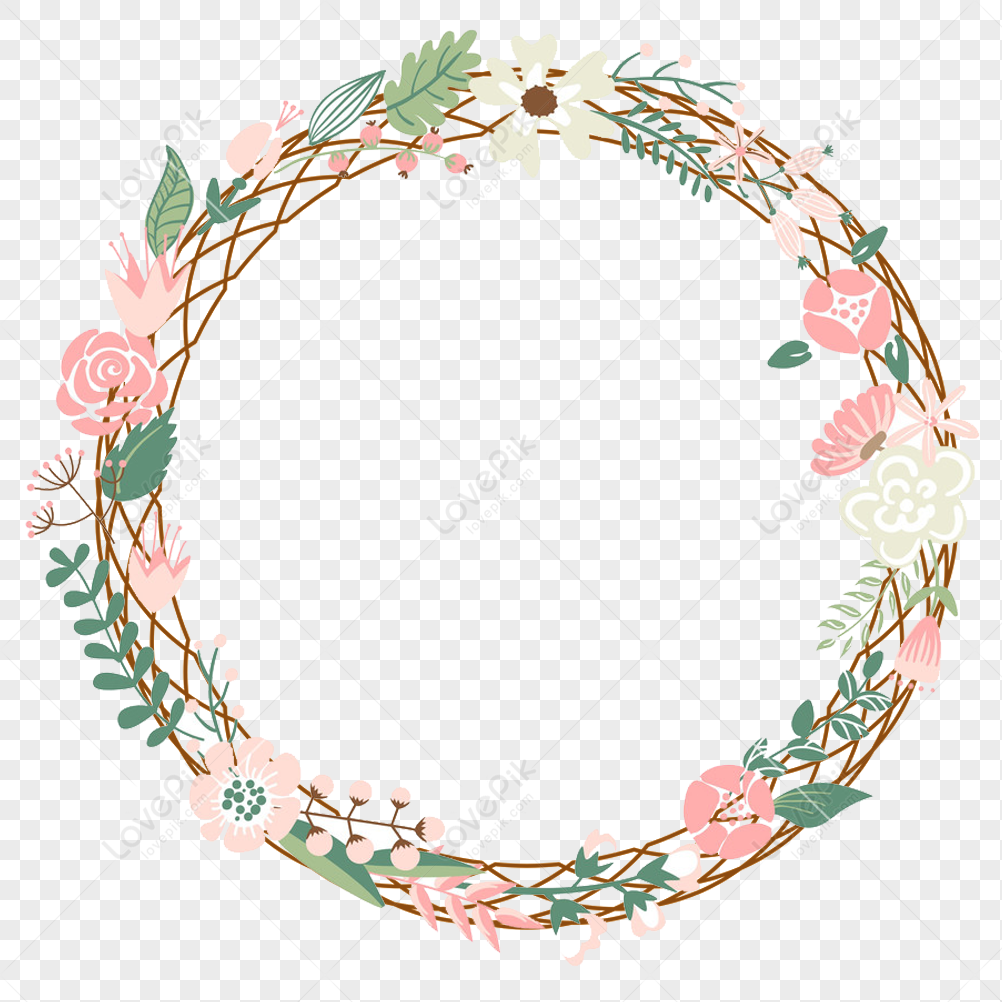 Wreath Border Free PNG And Clipart Image For Free Download - Lovepik ...