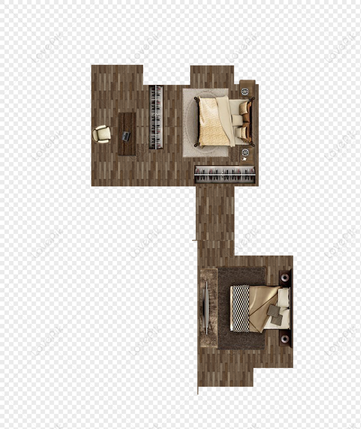 Bedroom Top View, Bed Bedroom, Bedroom Floor, Bedroom Dark Free PNG And ...