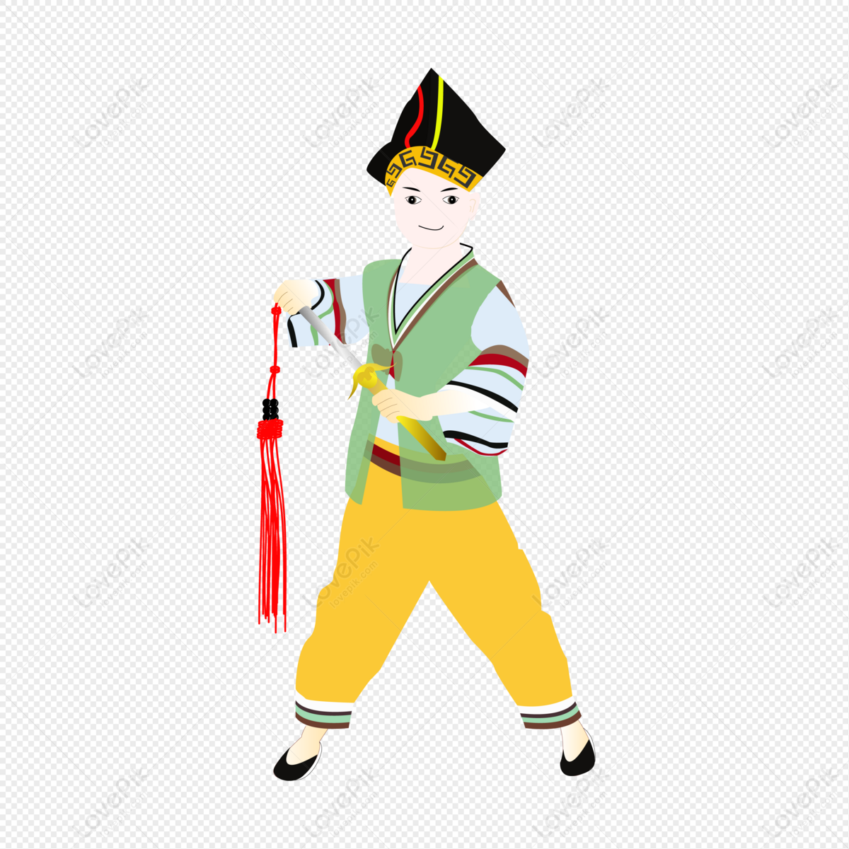 thailand national costume clipart png