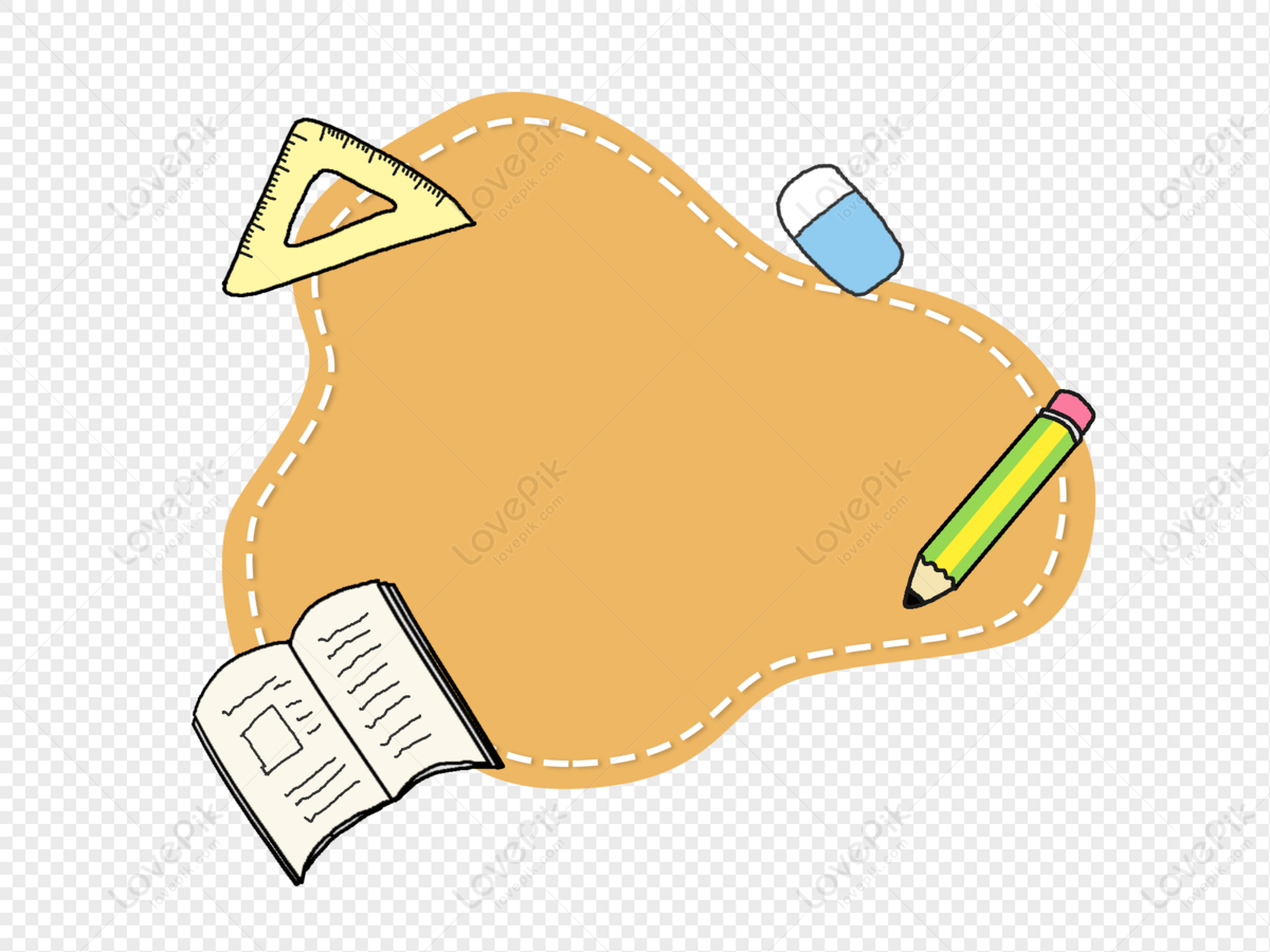 Cartoon Border Stationery School PNG Transparent Image And Clipart Image  For Free Download - Lovepik | 401282057