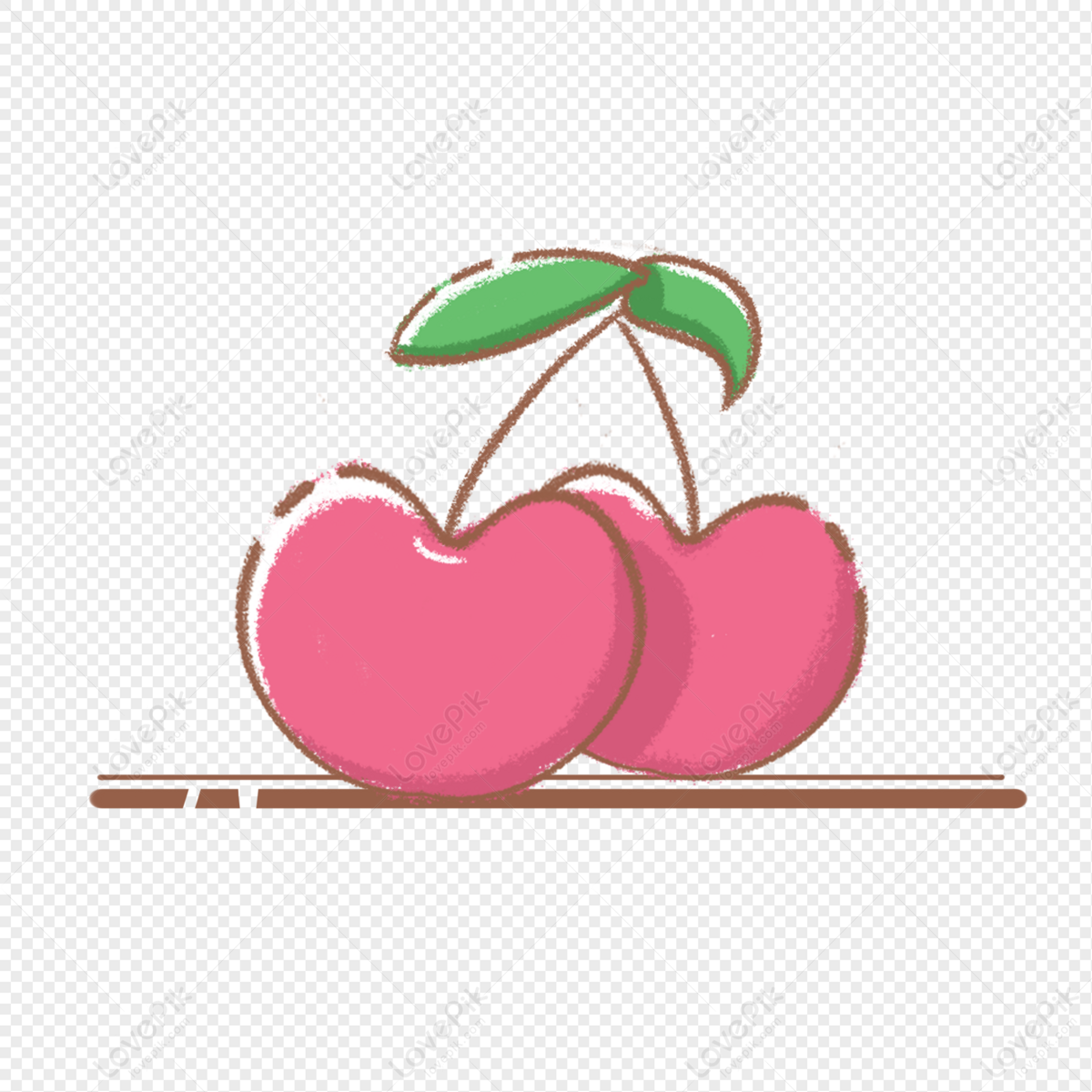 Hình ảnh Cherry Yếu Tố Nhỏ Dễ Thương PNG Miễn Phí Tải Về - Lovepik